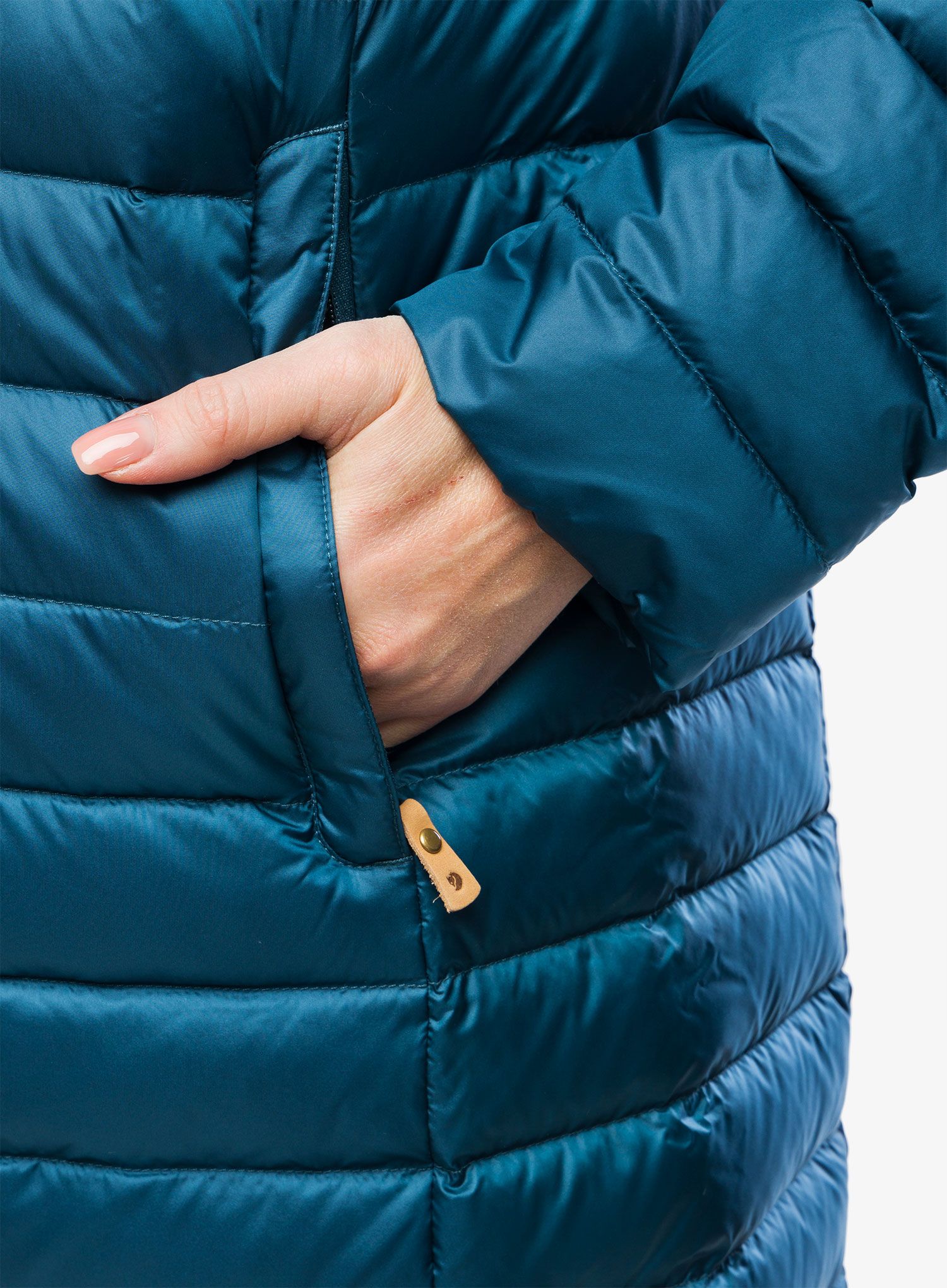 Плащ пуховий жіночий Fjallraven Snow Flake Parka - deep sea