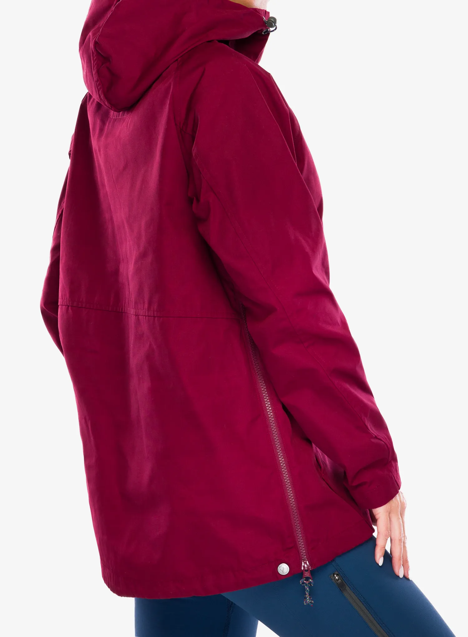 Куртка жіноча Fjallraven Vardag Anorak - bordeaux red