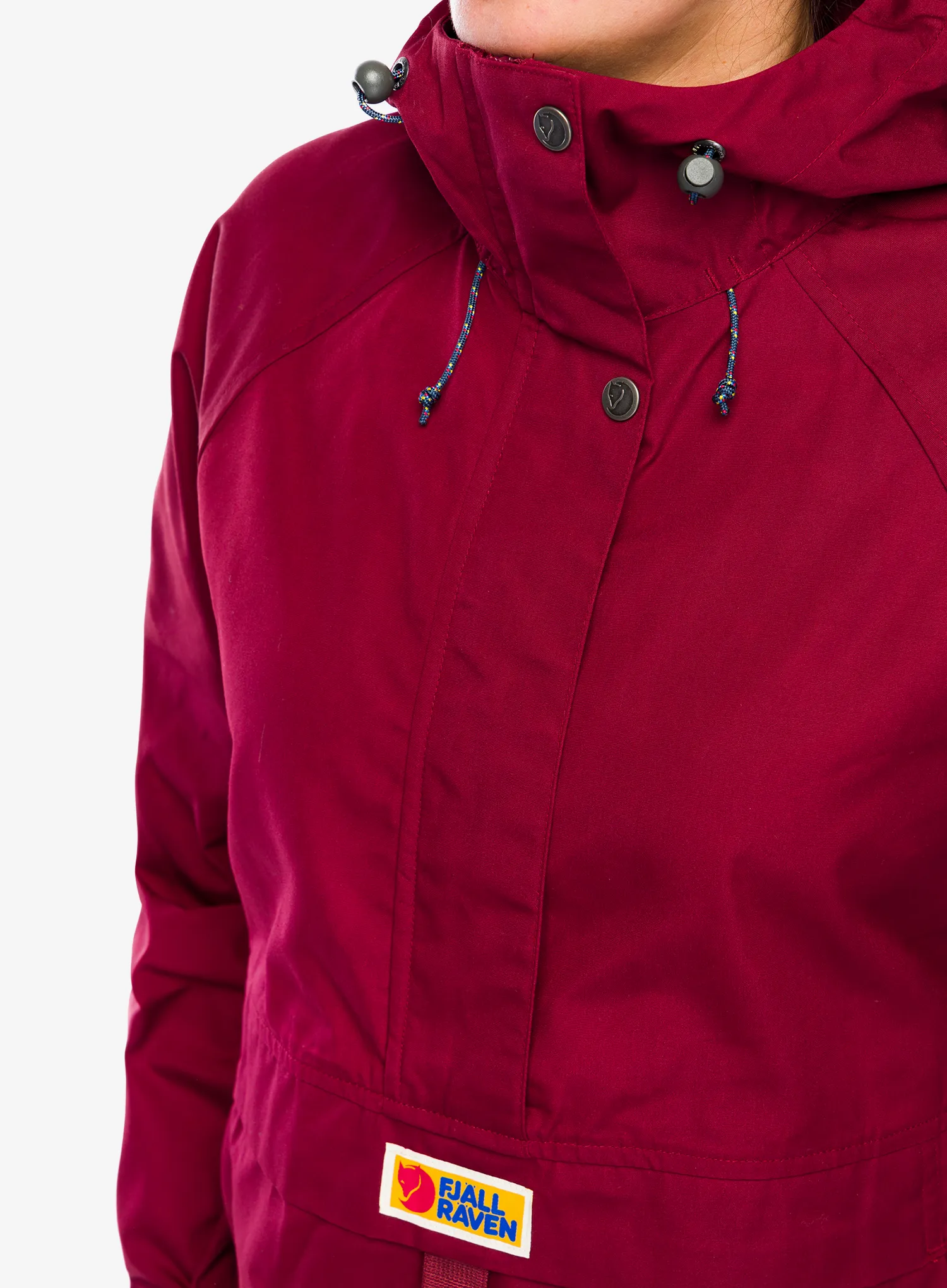 Куртка жіноча Fjallraven Vardag Anorak - bordeaux red