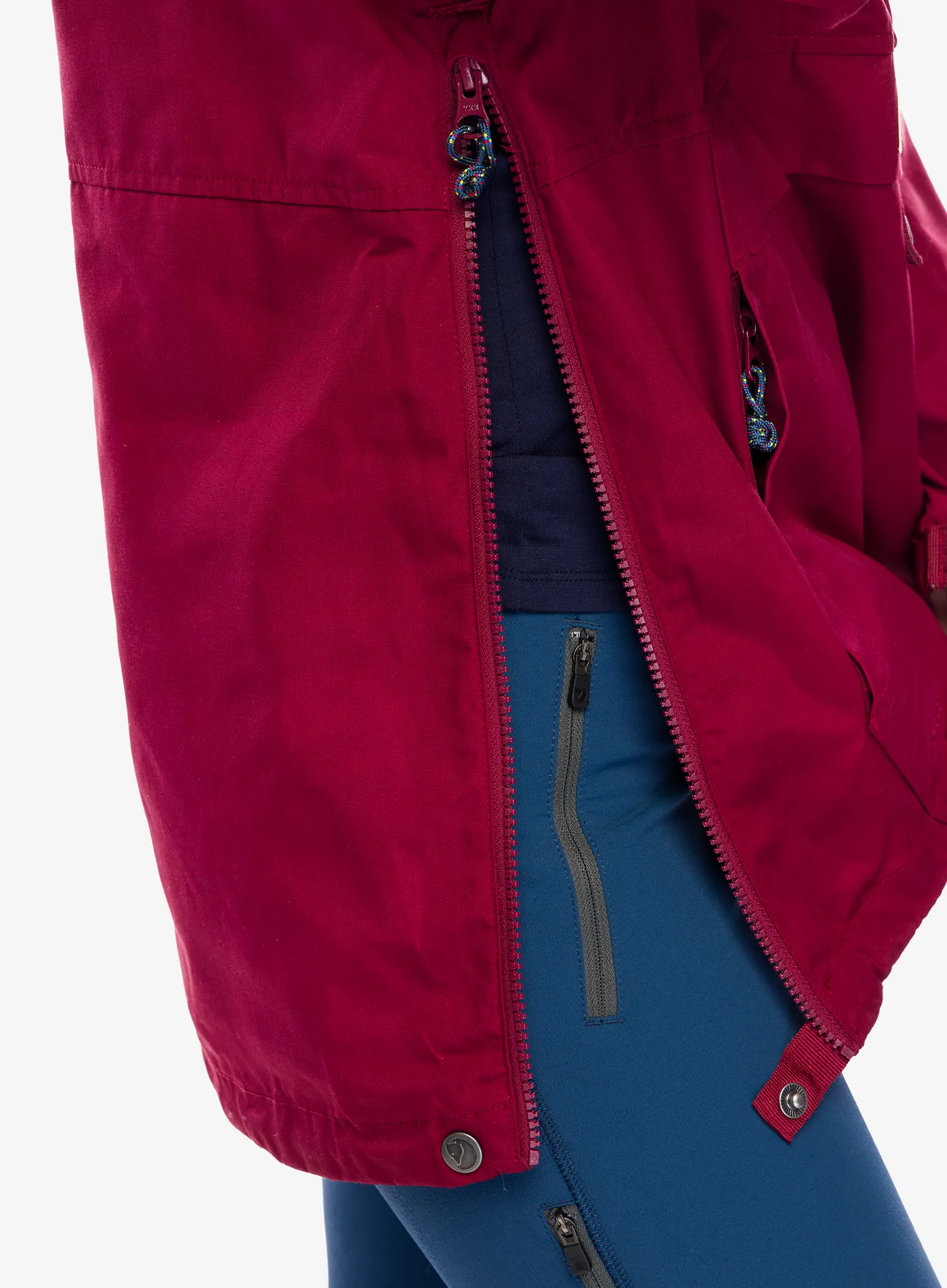 Куртка жіноча Fjallraven Vardag Anorak - bordeaux red