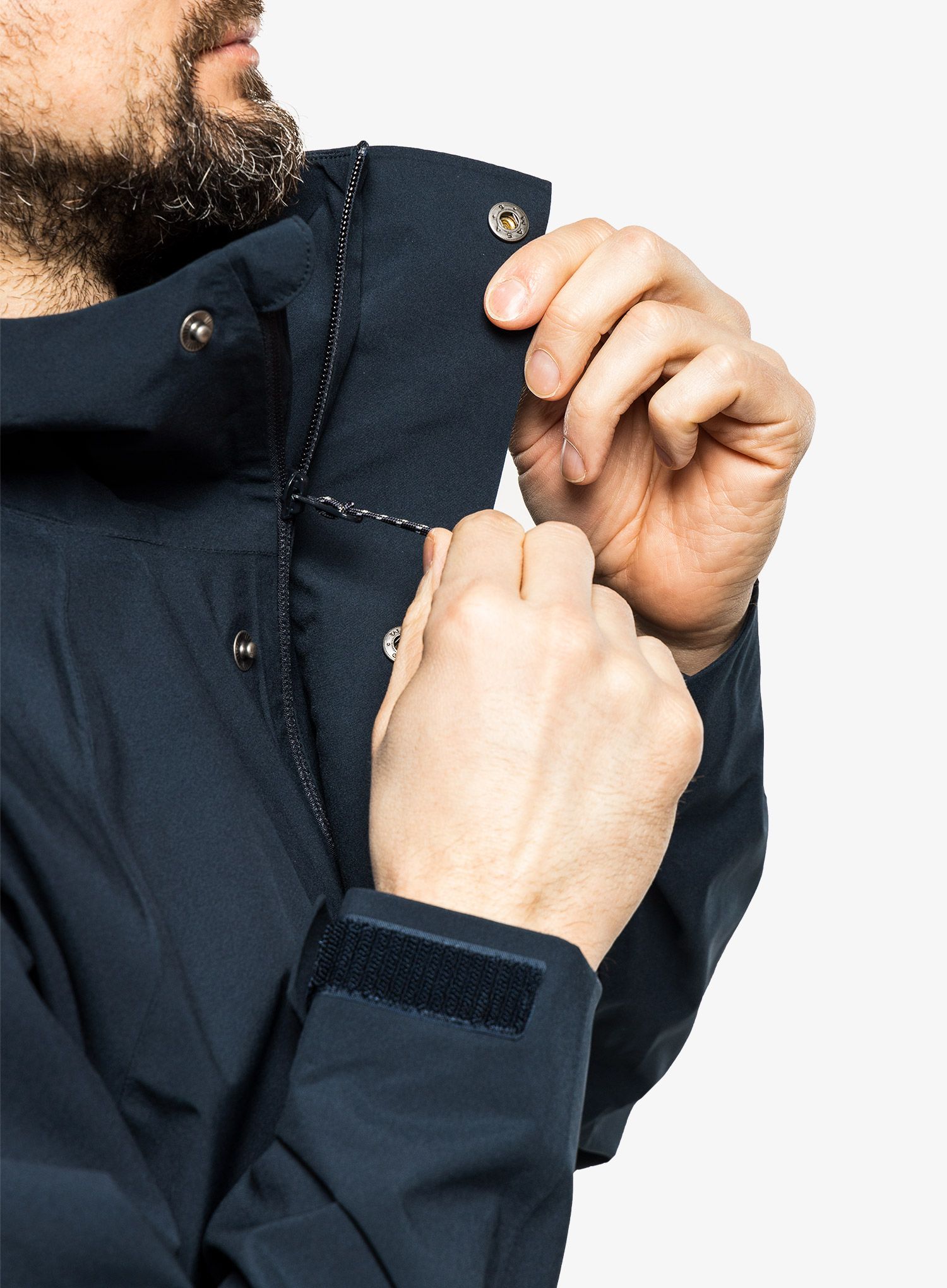 Куртка дощовик Fjallraven Vardag Hydratic Anorak - dark navy