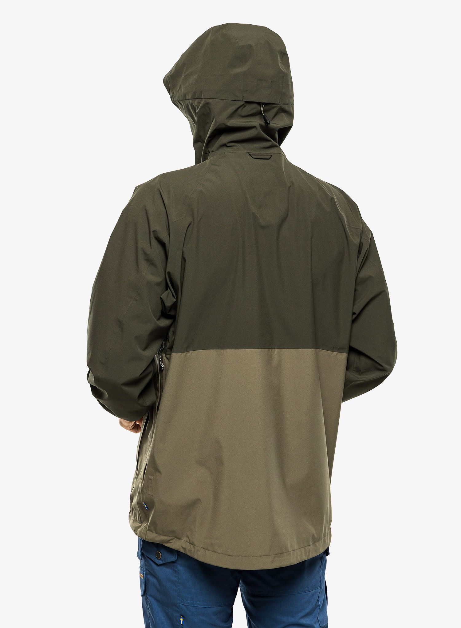 Куртка дощовик Fjallraven Vardag Hydratic Anorak - deep forest/laurel green