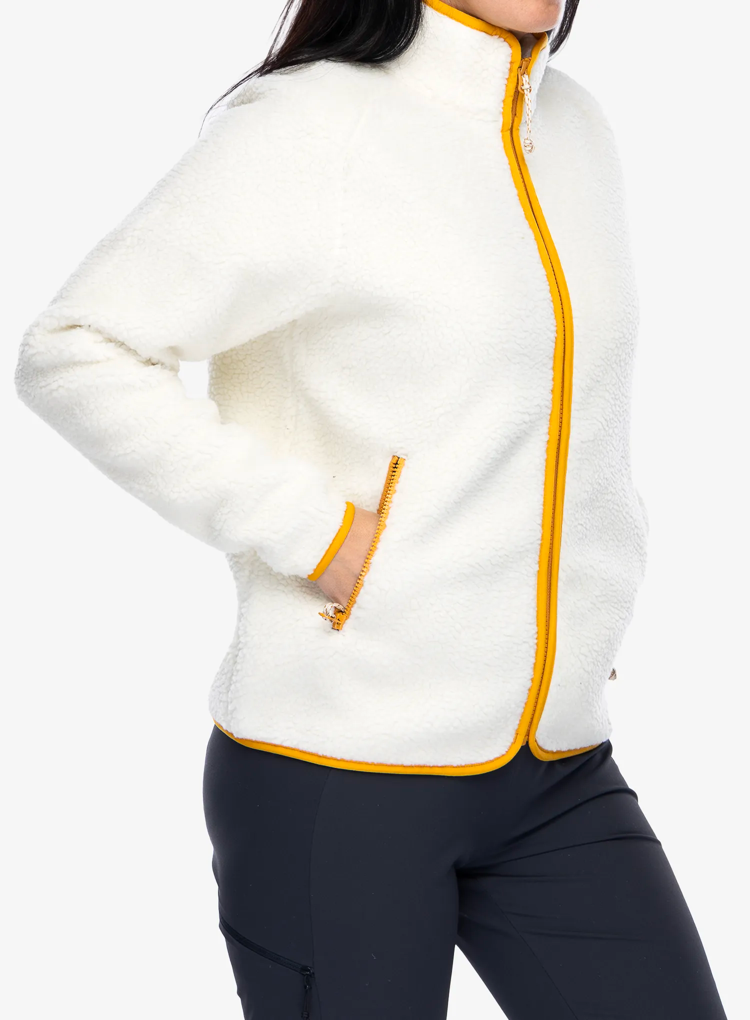 Фліска жіноча Fjallraven Vardag Pile Fleece - chalk white