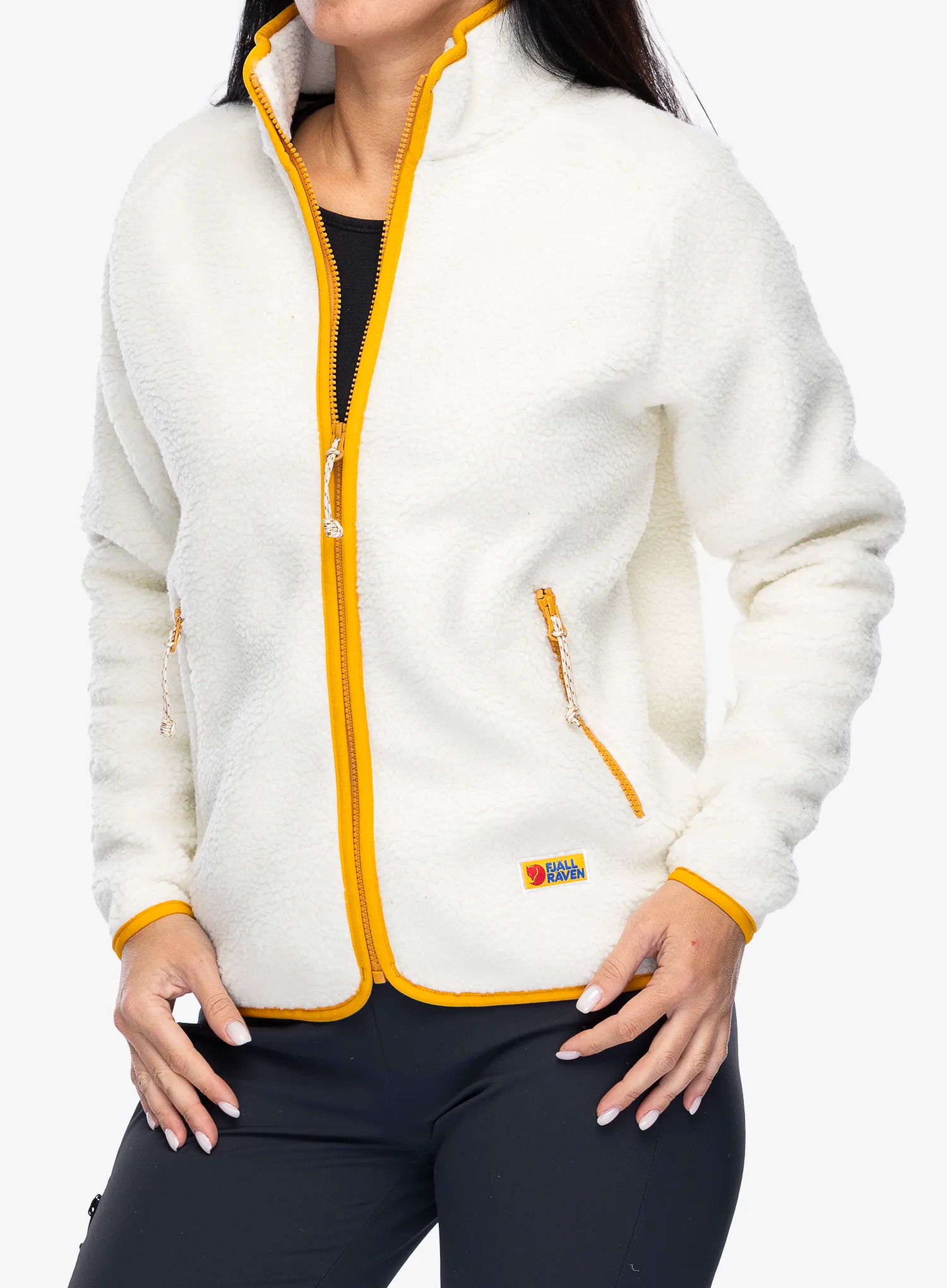 Фліска жіноча Fjallraven Vardag Pile Fleece - chalk white
