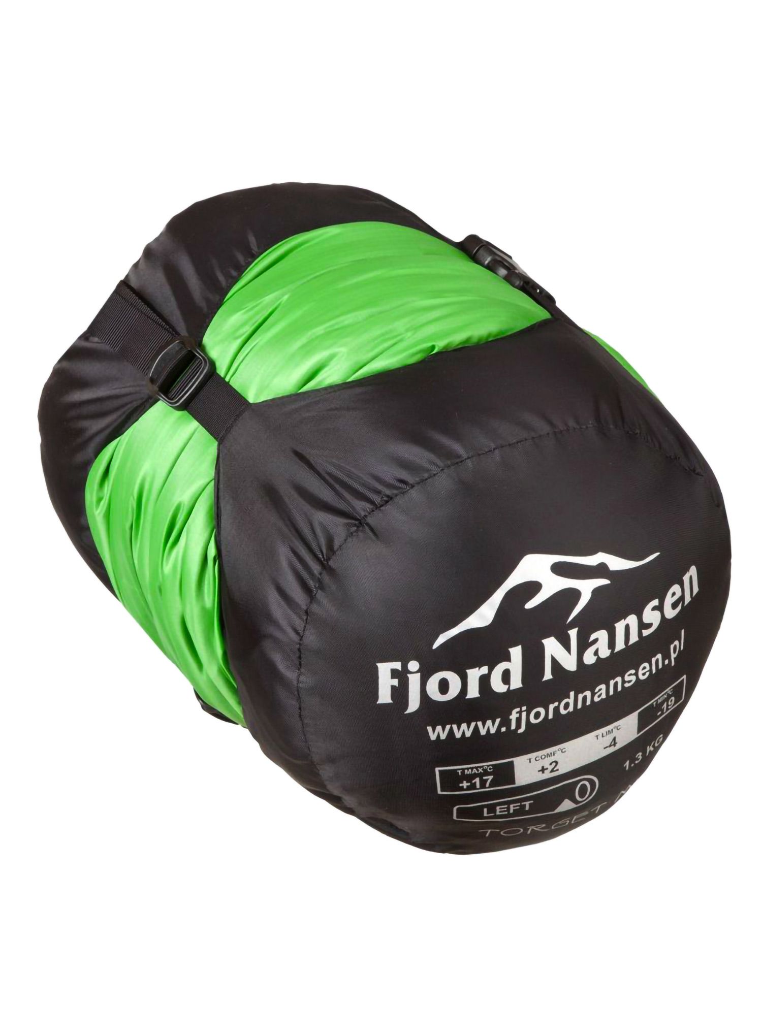 Спальний мішок синтетичний Fjord Nansen Torget Mid (178 cm) - emerald/emerald