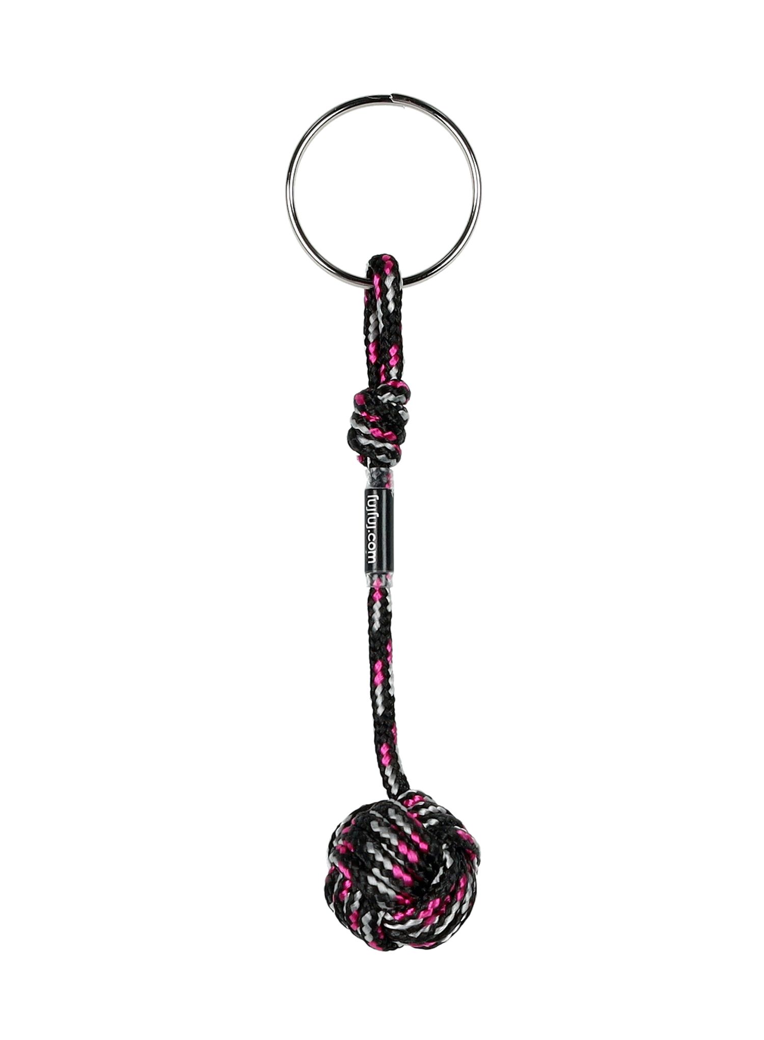 Брелок FujFuj Keychain Knot Monkey Fist - black dotted