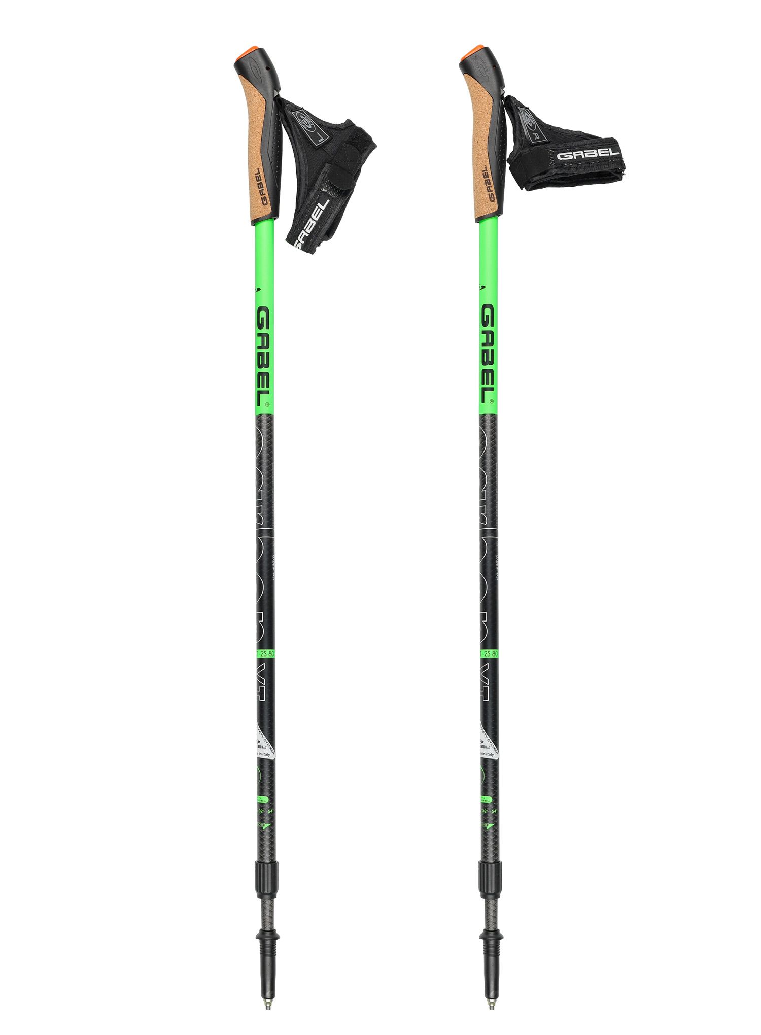 Палиці для скандинавської ходьби Gabel Carbon XT 2S-80 - A.I.