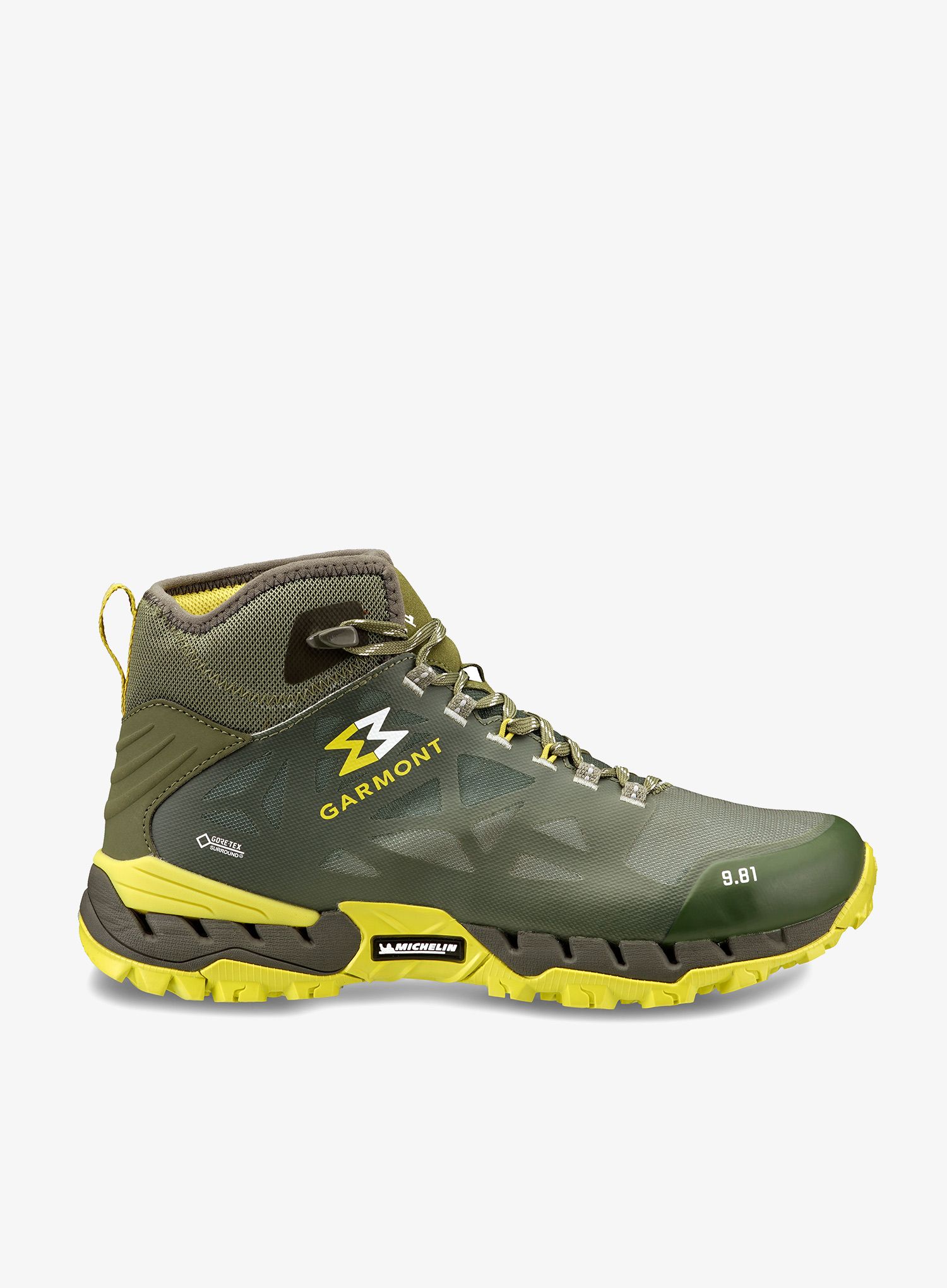 Черевики туристичні Garmont 9.81 N Air G 2.0 Mid GTX - green/olive