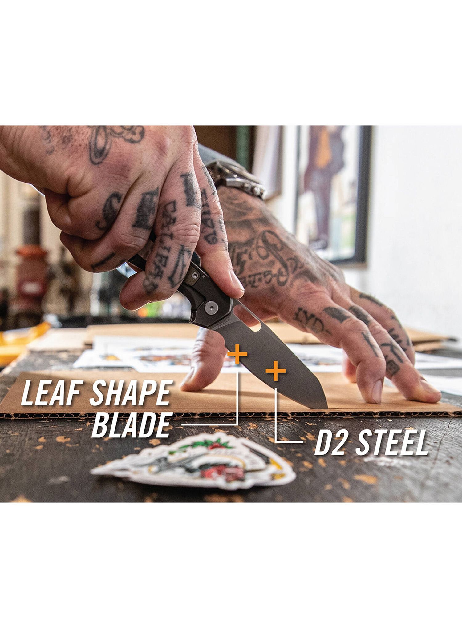 Ніж туристичний складний Gerber Slimsada D2 - olive