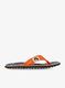В'єтнамки Gumbies Islander Canvas Flip-Flops - orange hibiscus