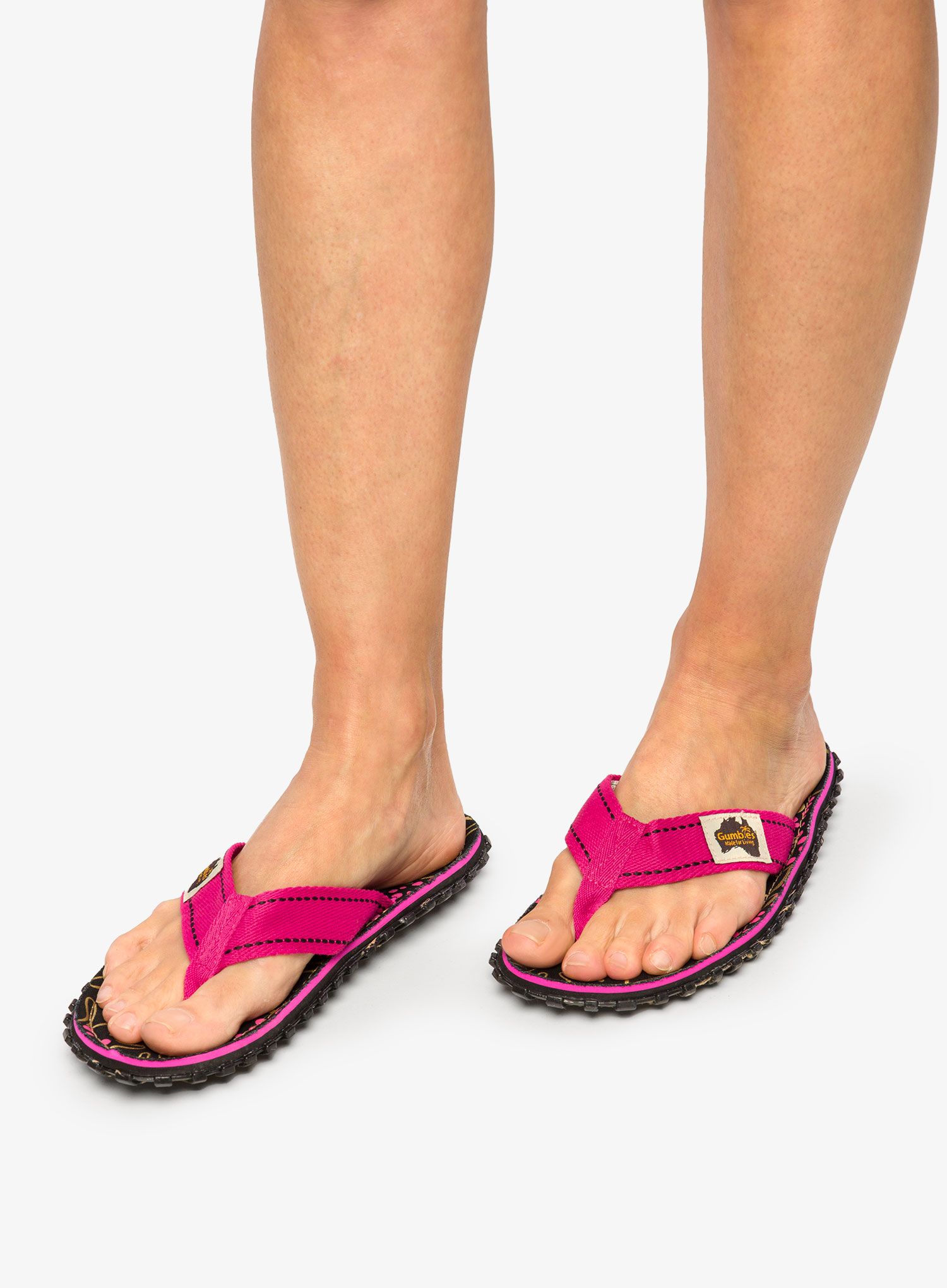 В'єтнамки жіночі Gumbies Islander Canvas Flip-Flops - tropical black