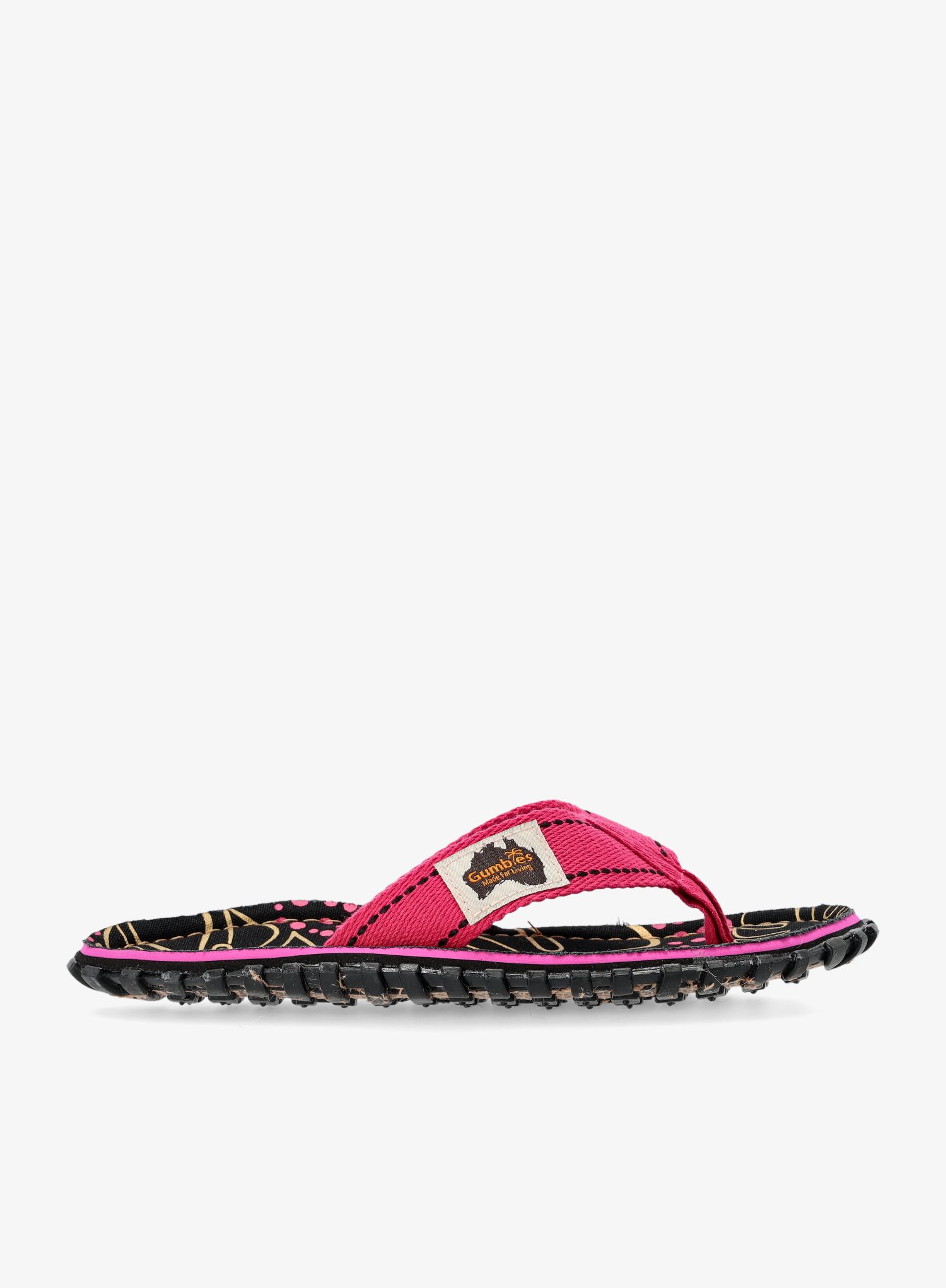 В'єтнамки жіночі Gumbies Islander Canvas Flip-Flops - tropical black