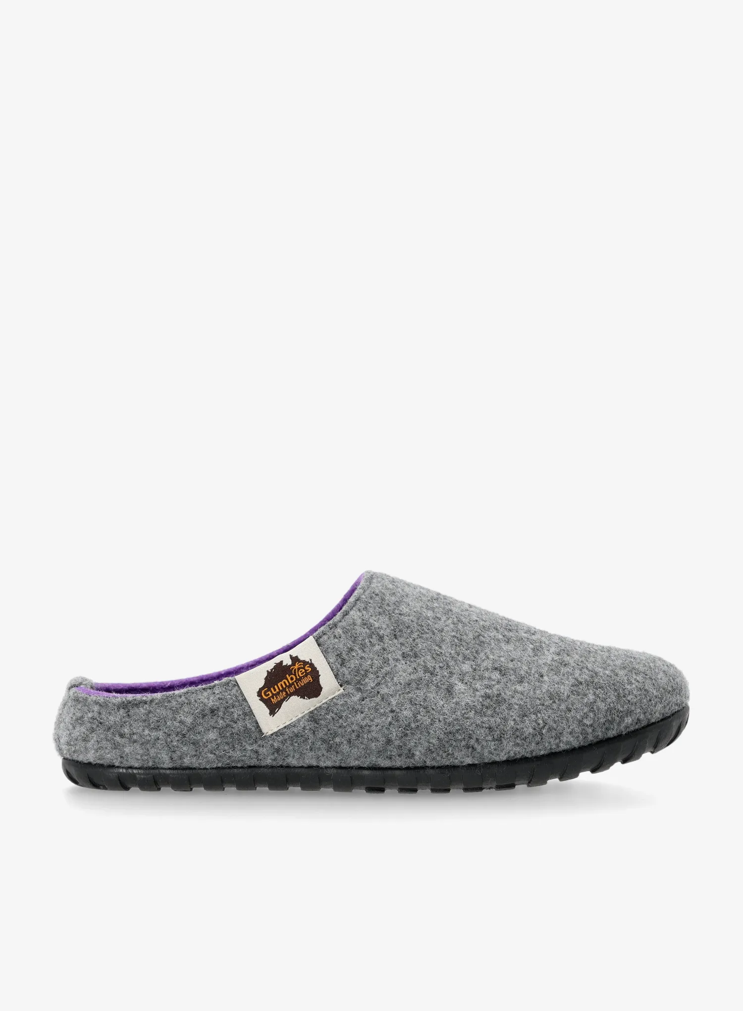 Тапочки Gumbies Outback - grey/purple