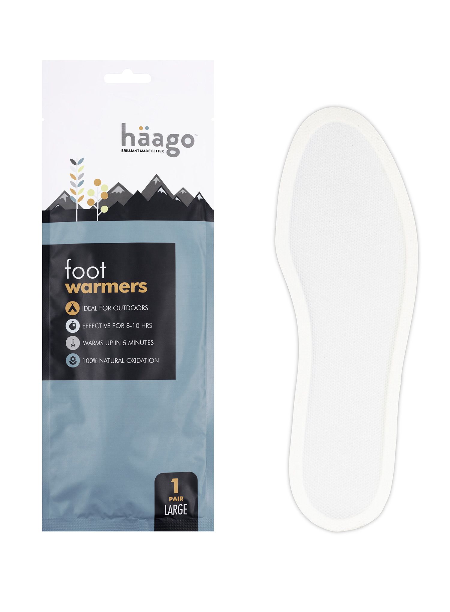 Обігрівач туристичний Haago Foot Warmer Insole