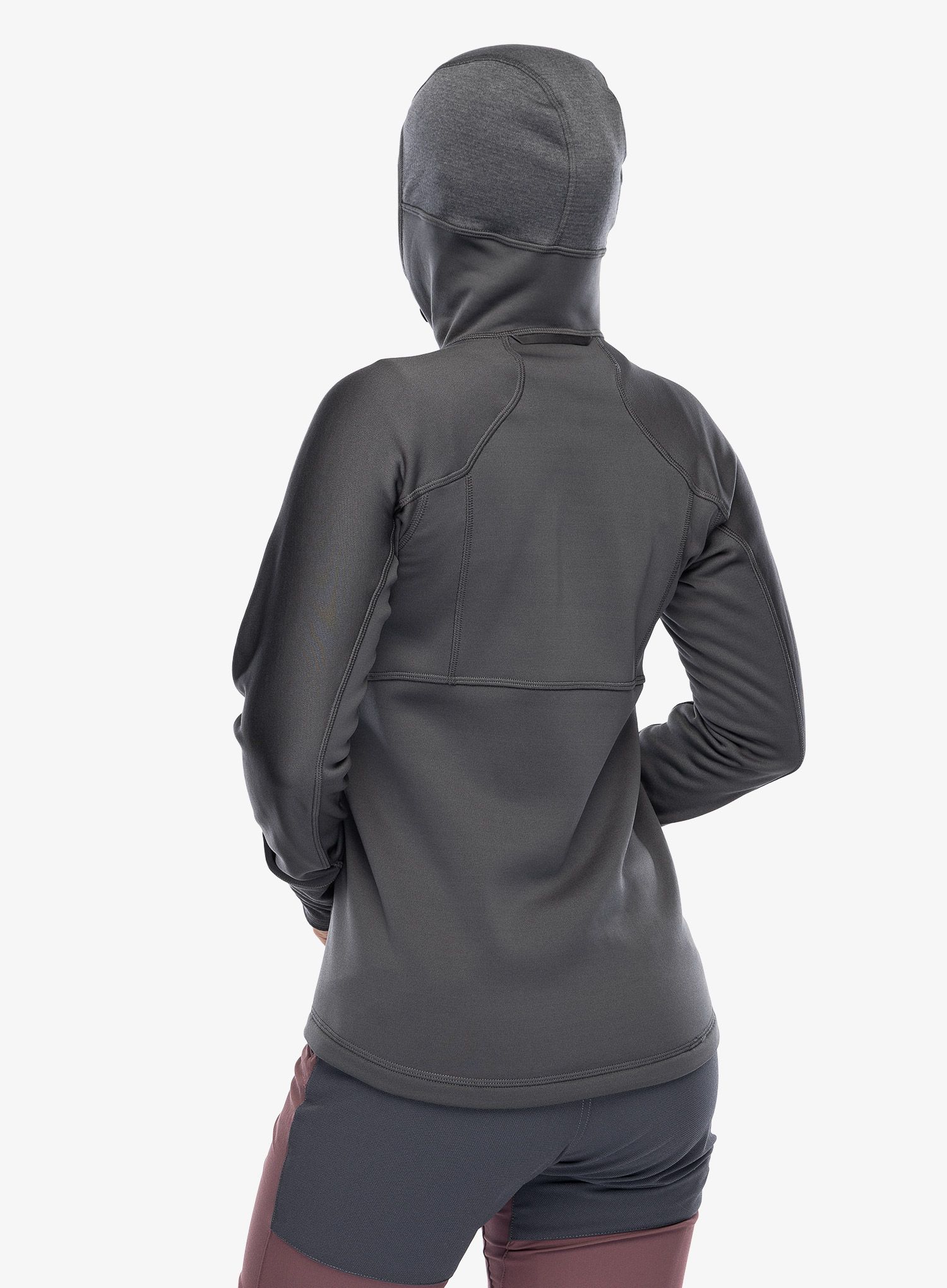 Кофта з каптуром жіноча Haglofs Betula Hood - magnetite