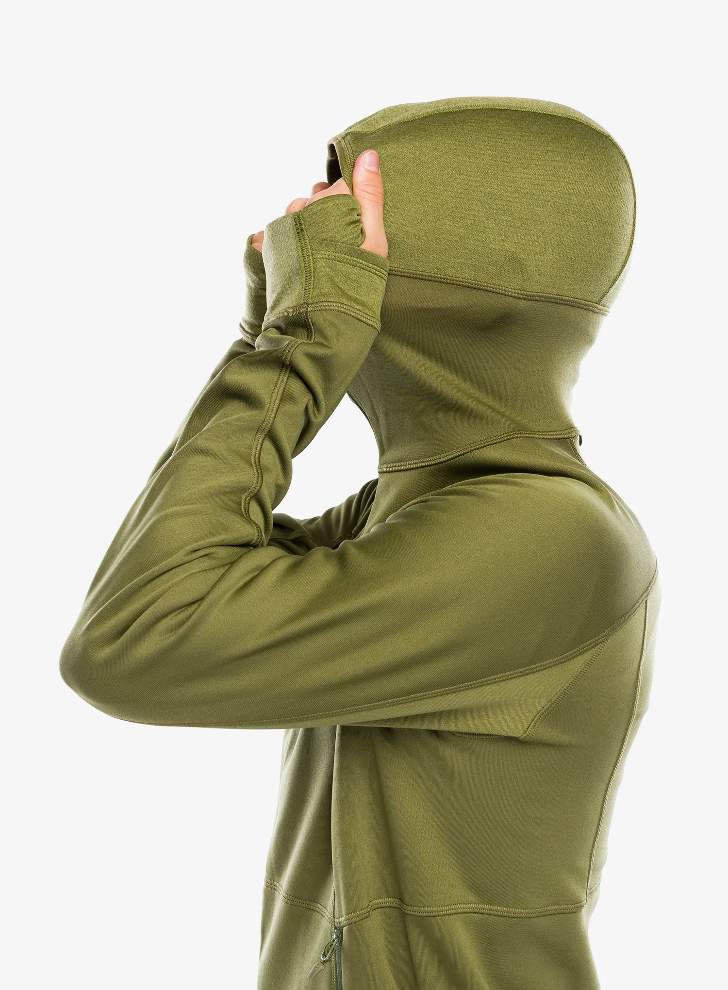 Кофта флісова Haglofs Betula Hood - olive green