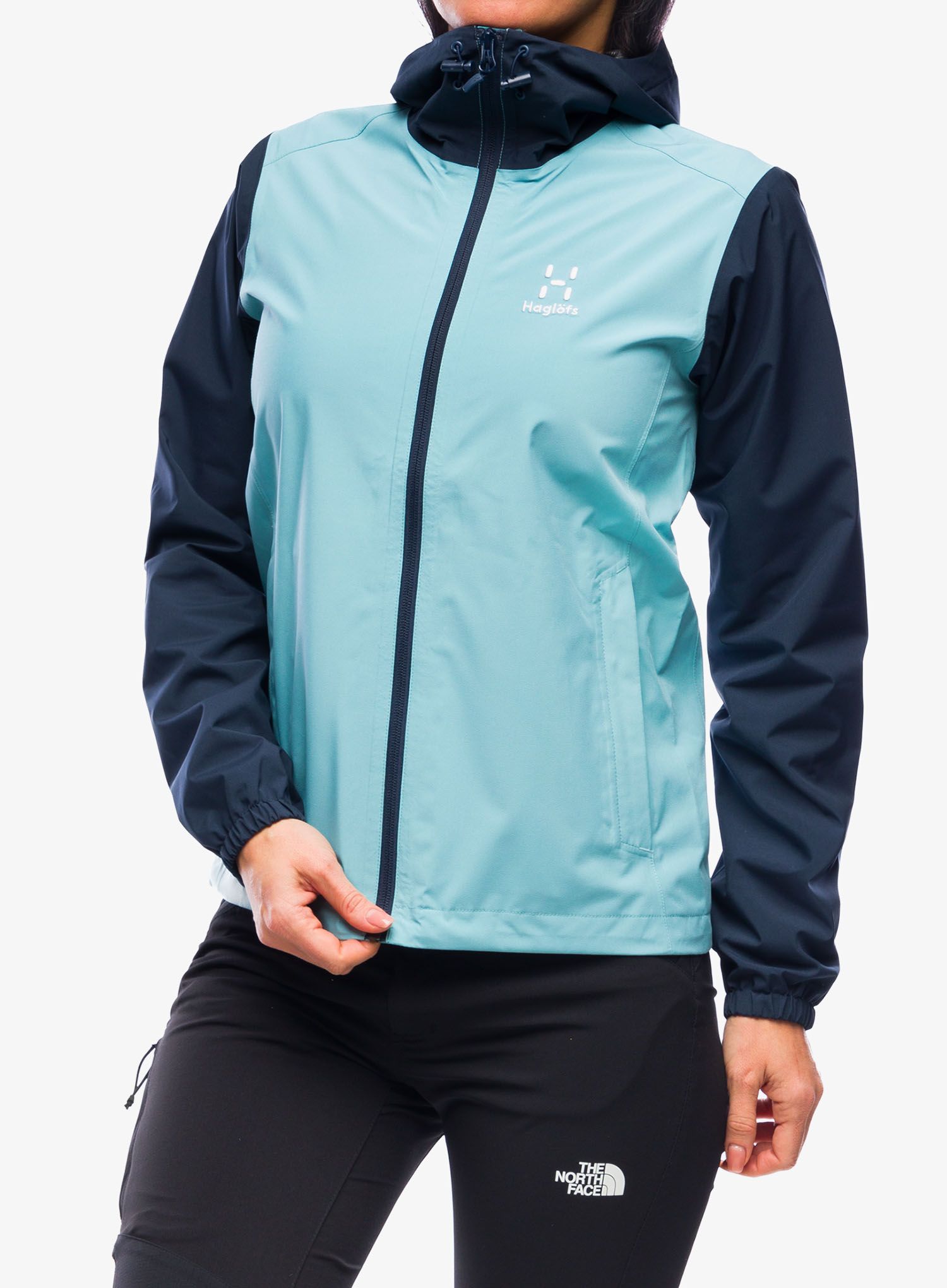 Куртка з мембраною жіноча Haglofs Buteo Jacket - frost blue/tarn blue