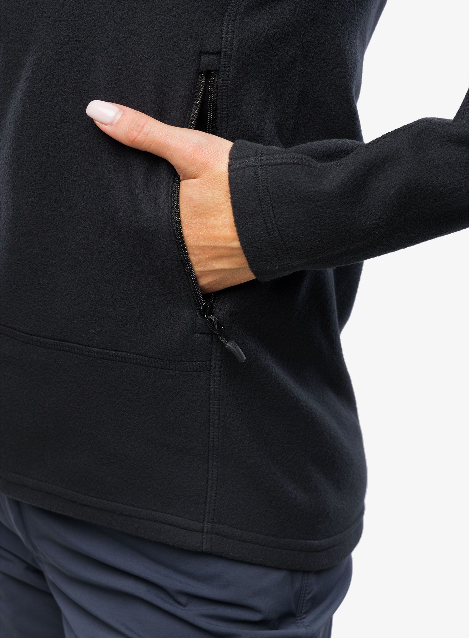 Кофта флісова жіноча Haglofs Buteo Mid Jacket - true black