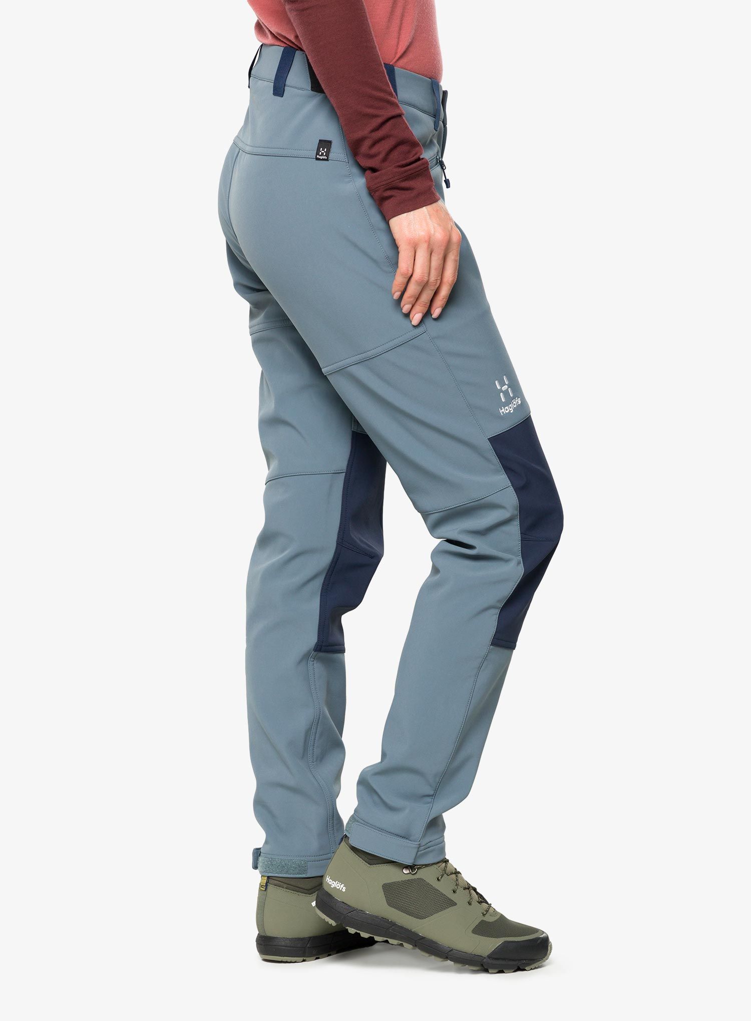 Штани softshell жіночі Haglofs Chilly Softshell Pant - steel blue/tarn blue
