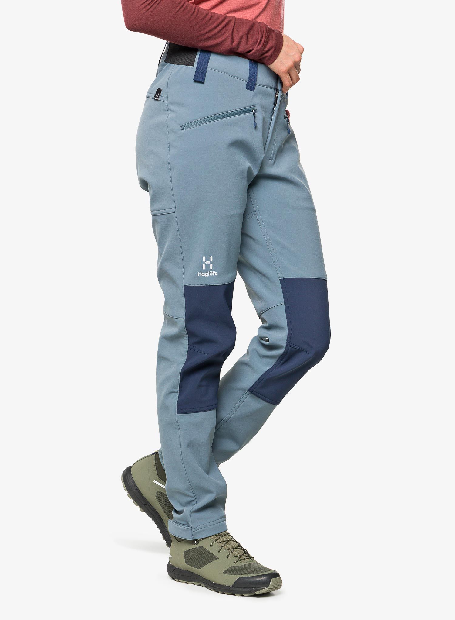 Штани softshell жіночі Haglofs Chilly Softshell Pant - steel blue/tarn blue