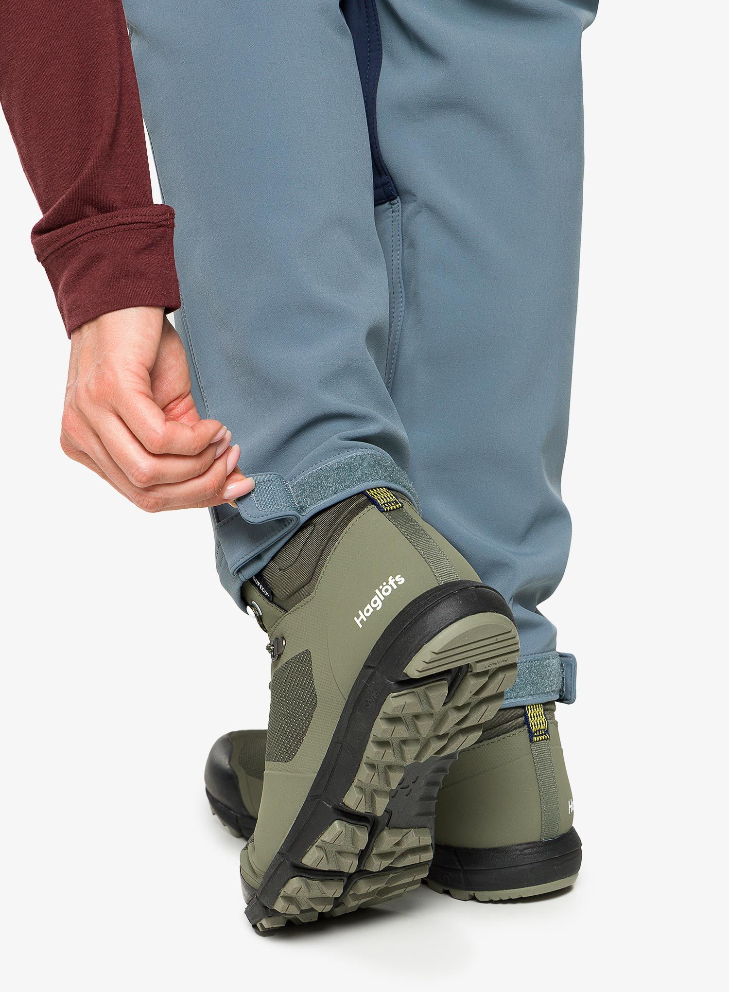 Штани softshell жіночі Haglofs Chilly Softshell Pant - steel blue/tarn blue
