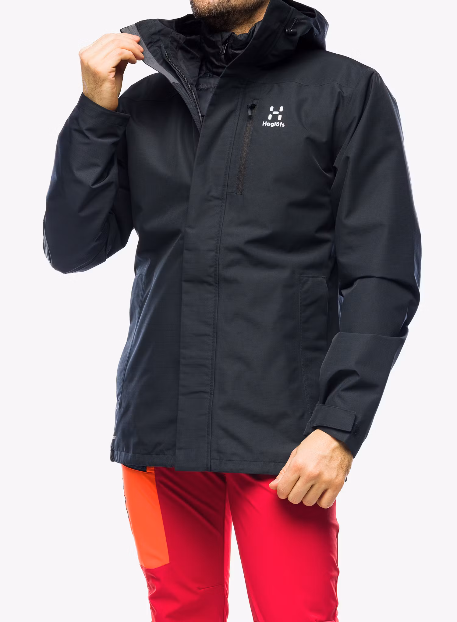 Куртка 3в1 Haglofs Ek 3-in-1 Proof Jacket - true black