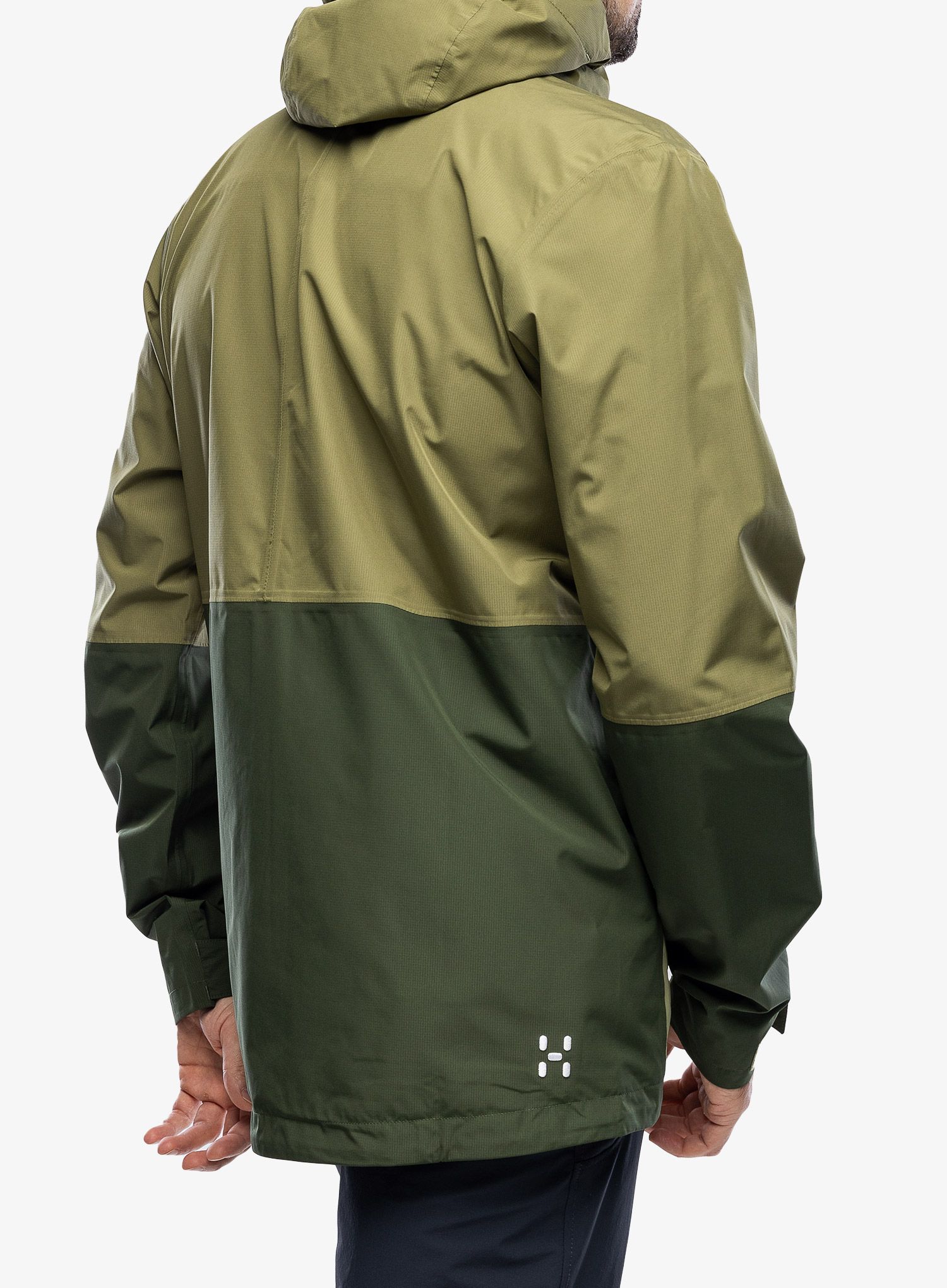 Куртка дощовик Haglofs Finch Proof Jacket - olive green/seaweed green