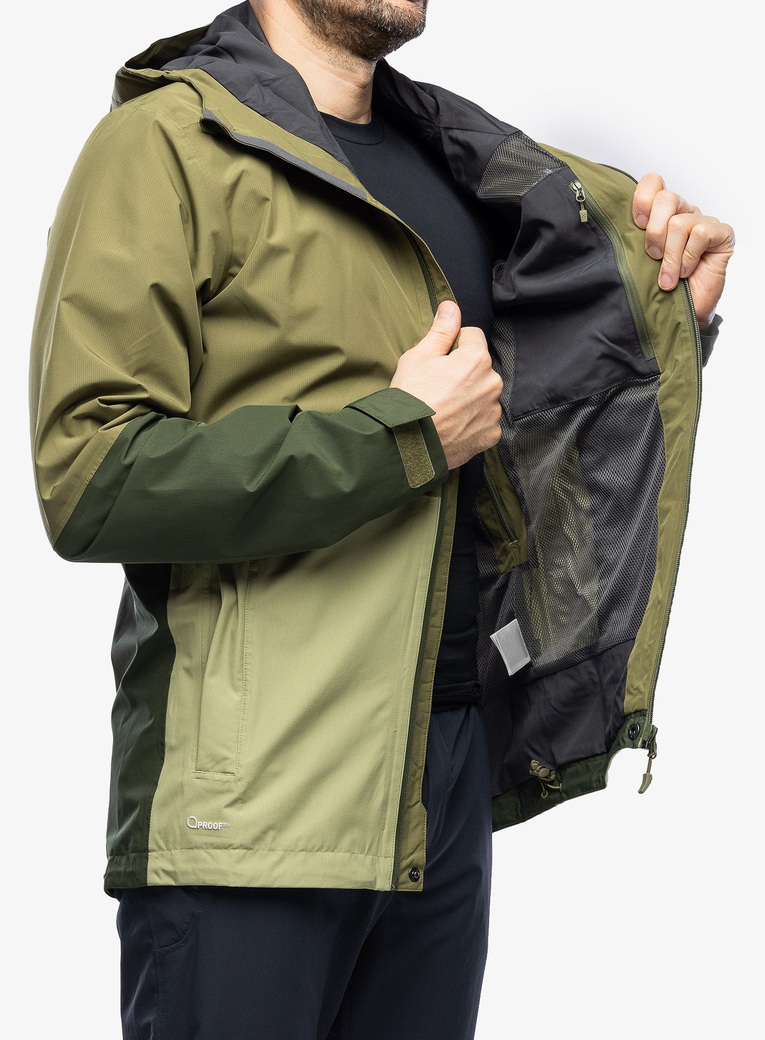 Куртка дощовик Haglofs Finch Proof Jacket - olive green/seaweed green