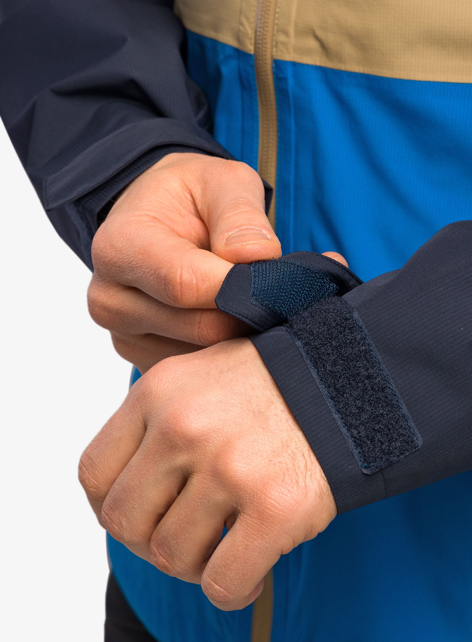 Куртка дощовик Haglofs Finch Proof Jacket - sand/tarn blue