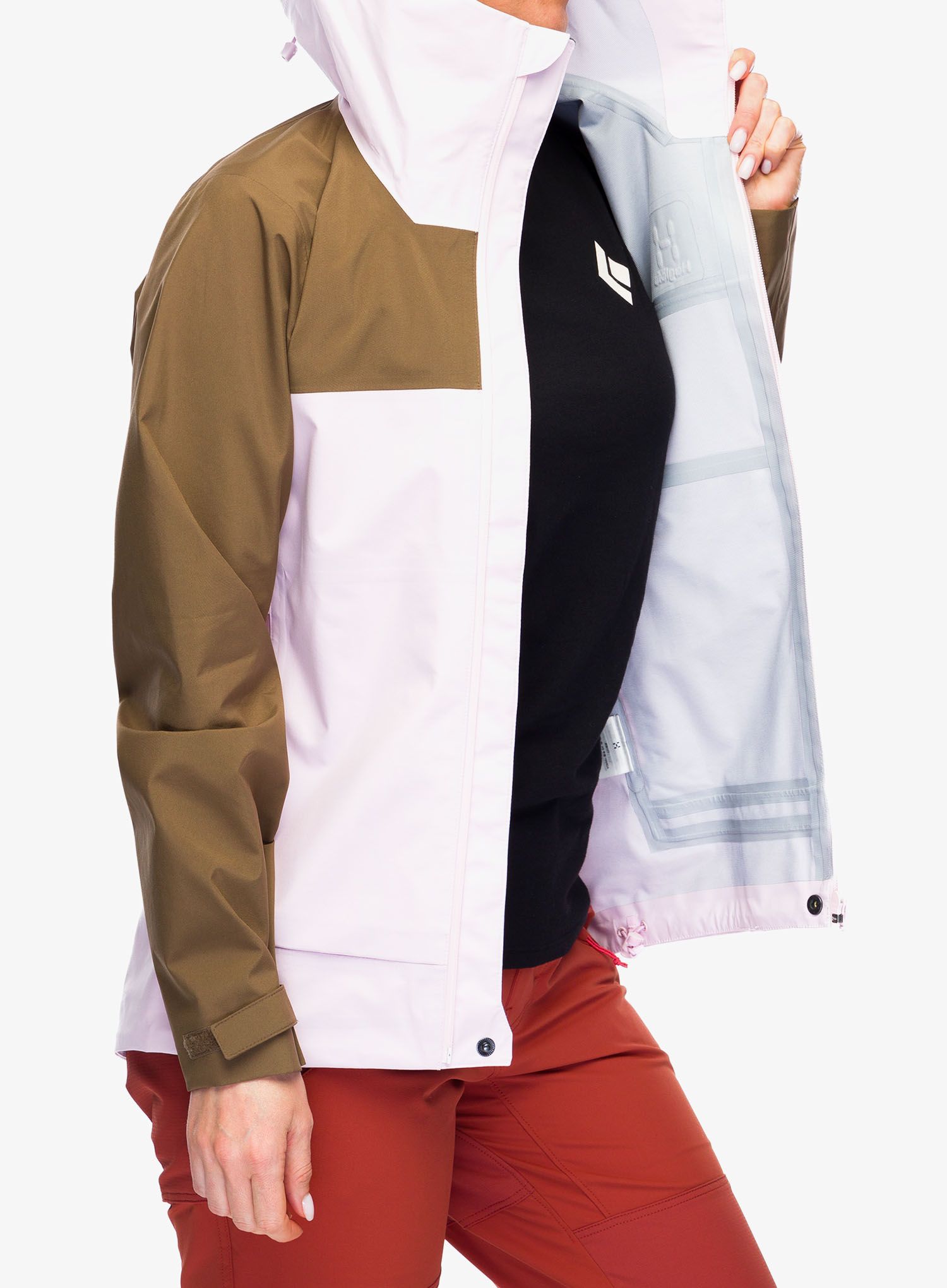 Куртка з мембраною жіноча Haglofs Front Proof Jacket - fresh pink/teak brown