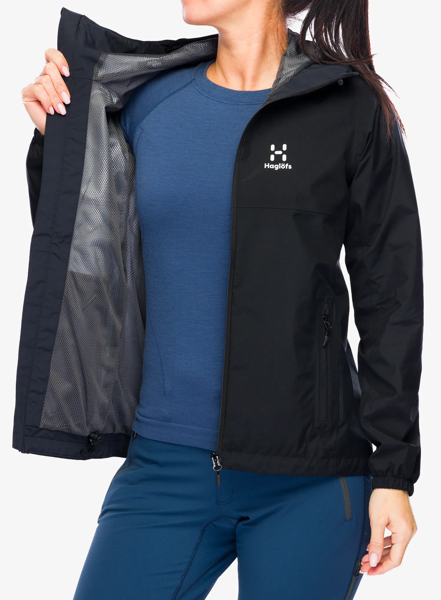 Куртка дощовик Haglofs Kaise GTX Jacket - true black