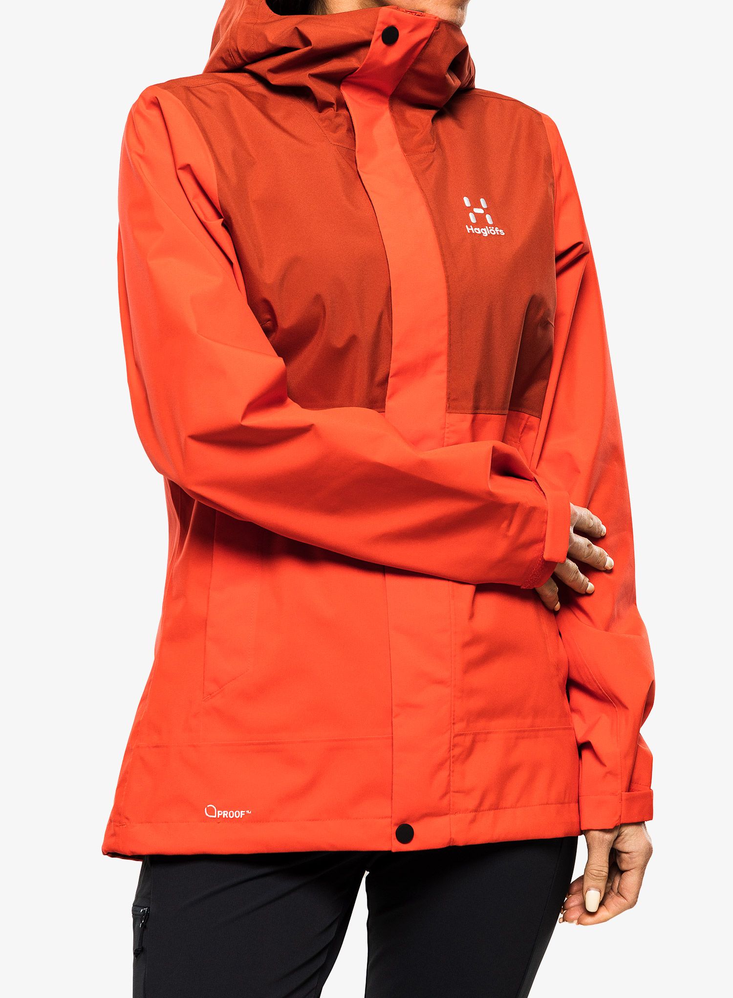 Куртка дощовик жіноча Haglofs Koyal Proof Jacket - poppy red/corrosion