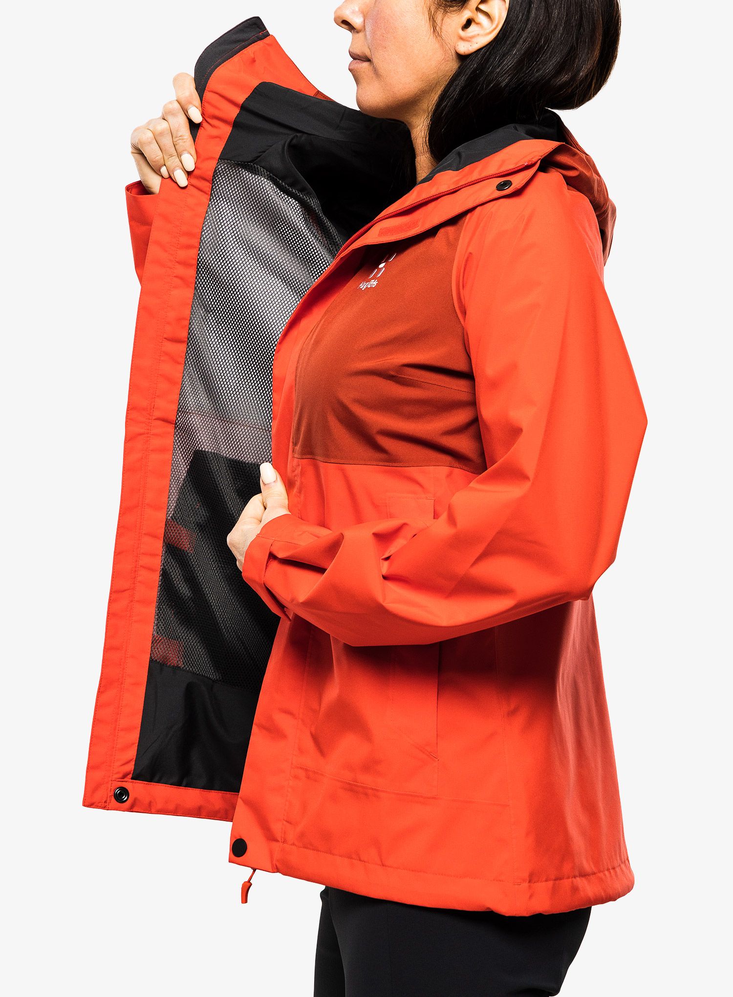 Куртка дощовик жіноча Haglofs Koyal Proof Jacket - poppy red/corrosion