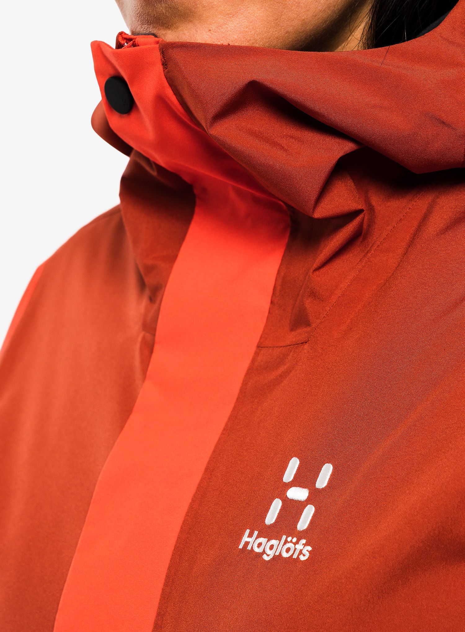 Куртка дощовик жіноча Haglofs Koyal Proof Jacket - poppy red/corrosion