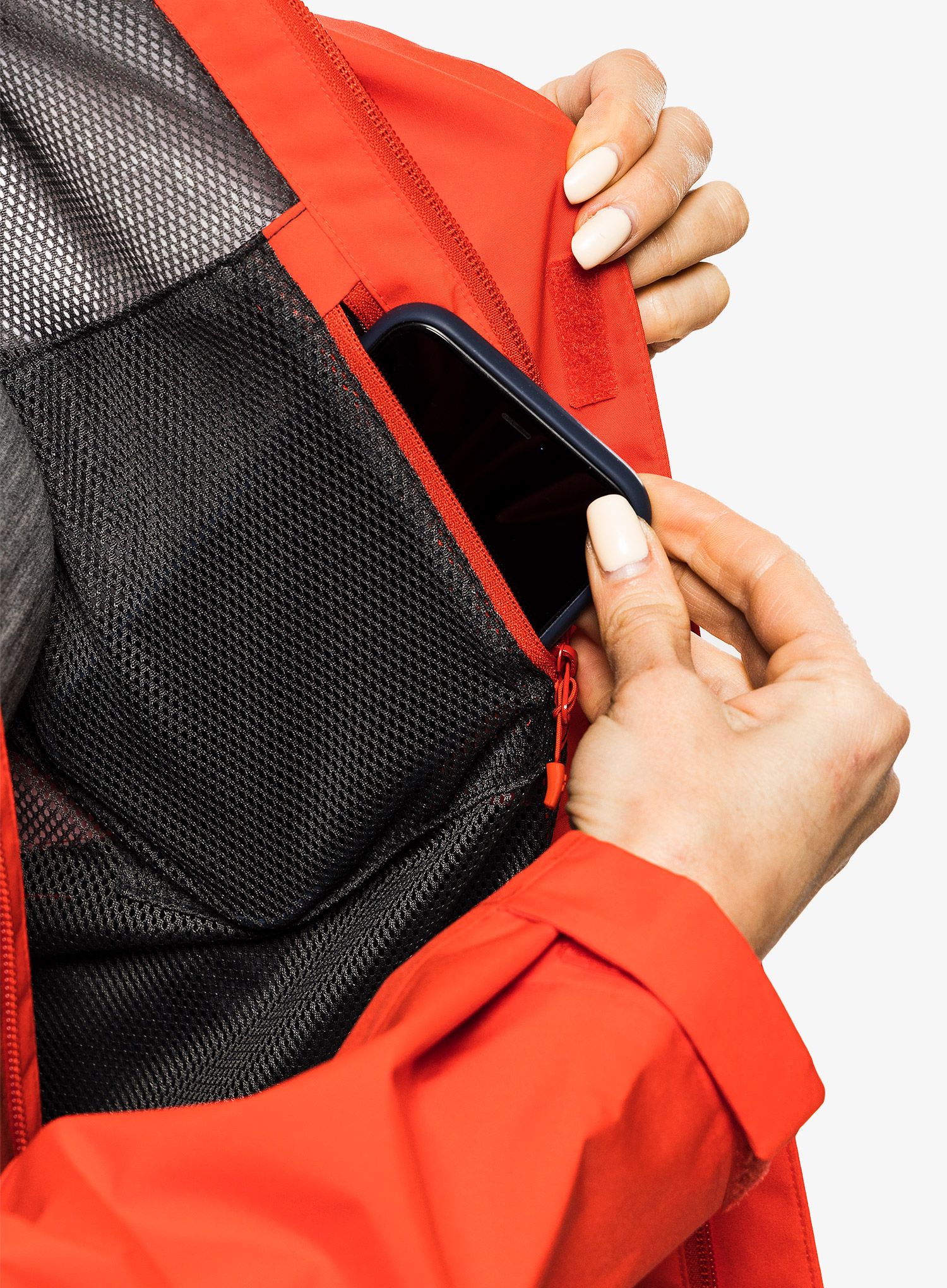 Куртка дощовик жіноча Haglofs Koyal Proof Jacket - poppy red/corrosion