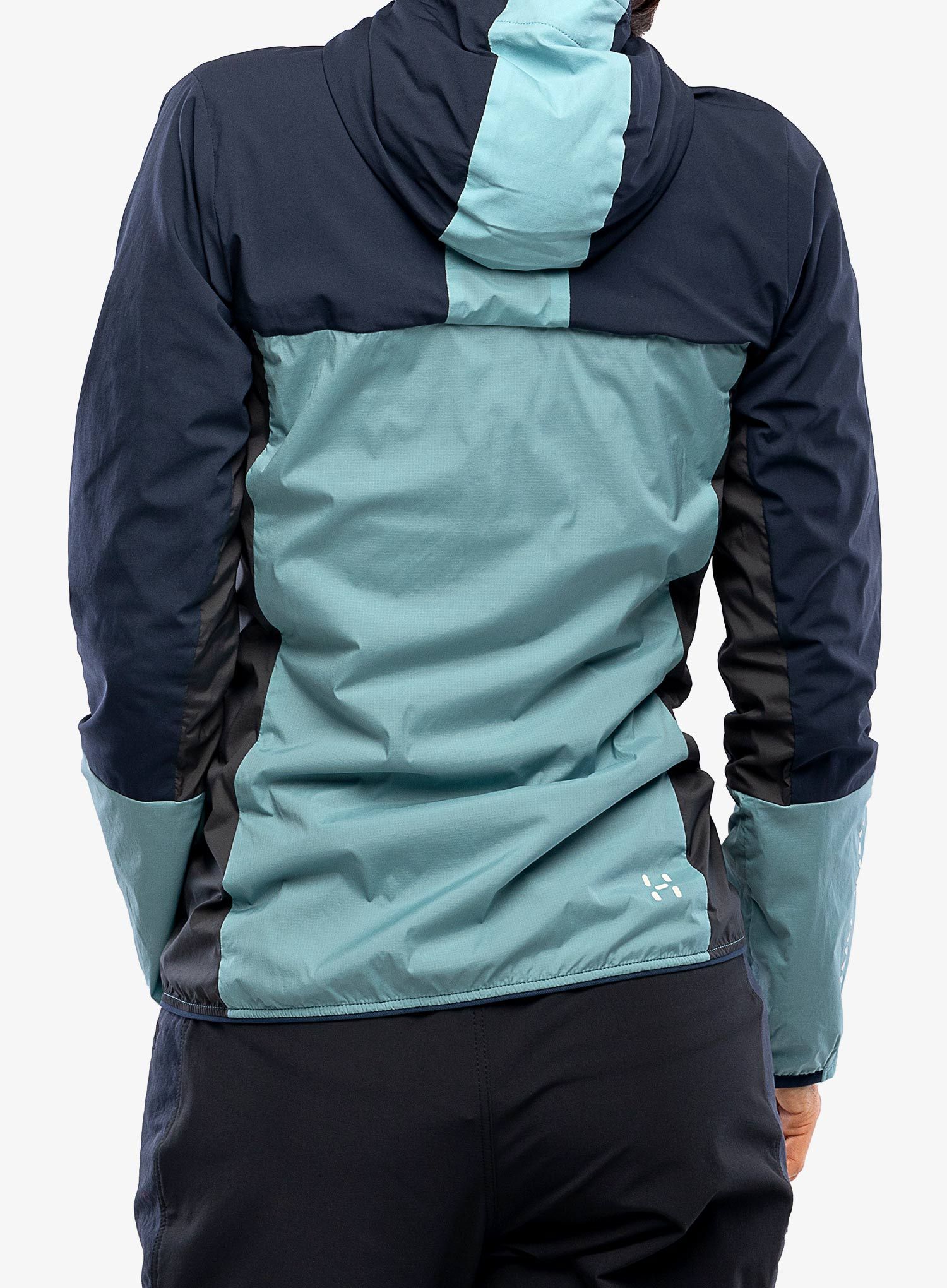 Куртка утеплена жіноча Haglofs L.I.M Alpha Hood - frost blue/tarn blue