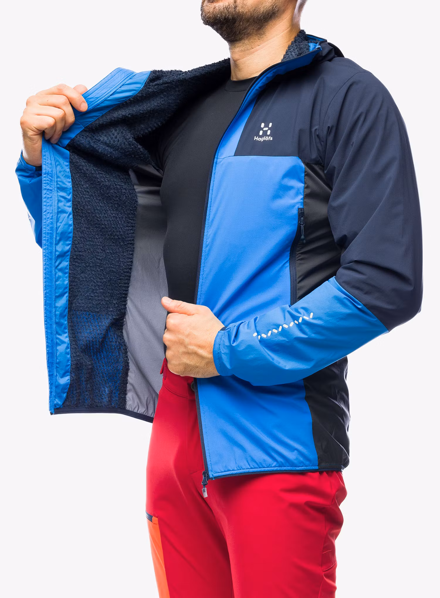 Куртка утеплена Haglofs L.I.M Alpha Hood - nordic blue/tarn blue