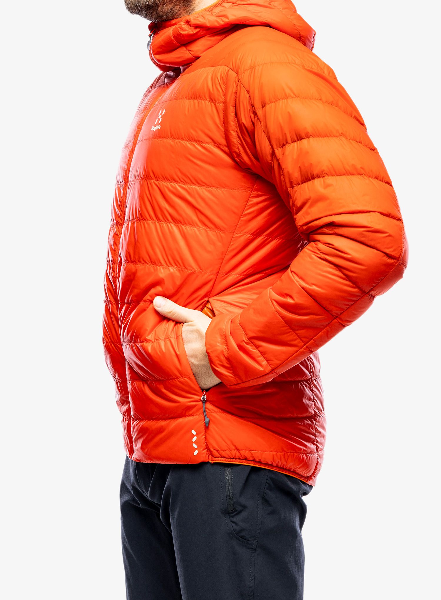 Пуховик Haglofs L.I.M Down Hood - habanero