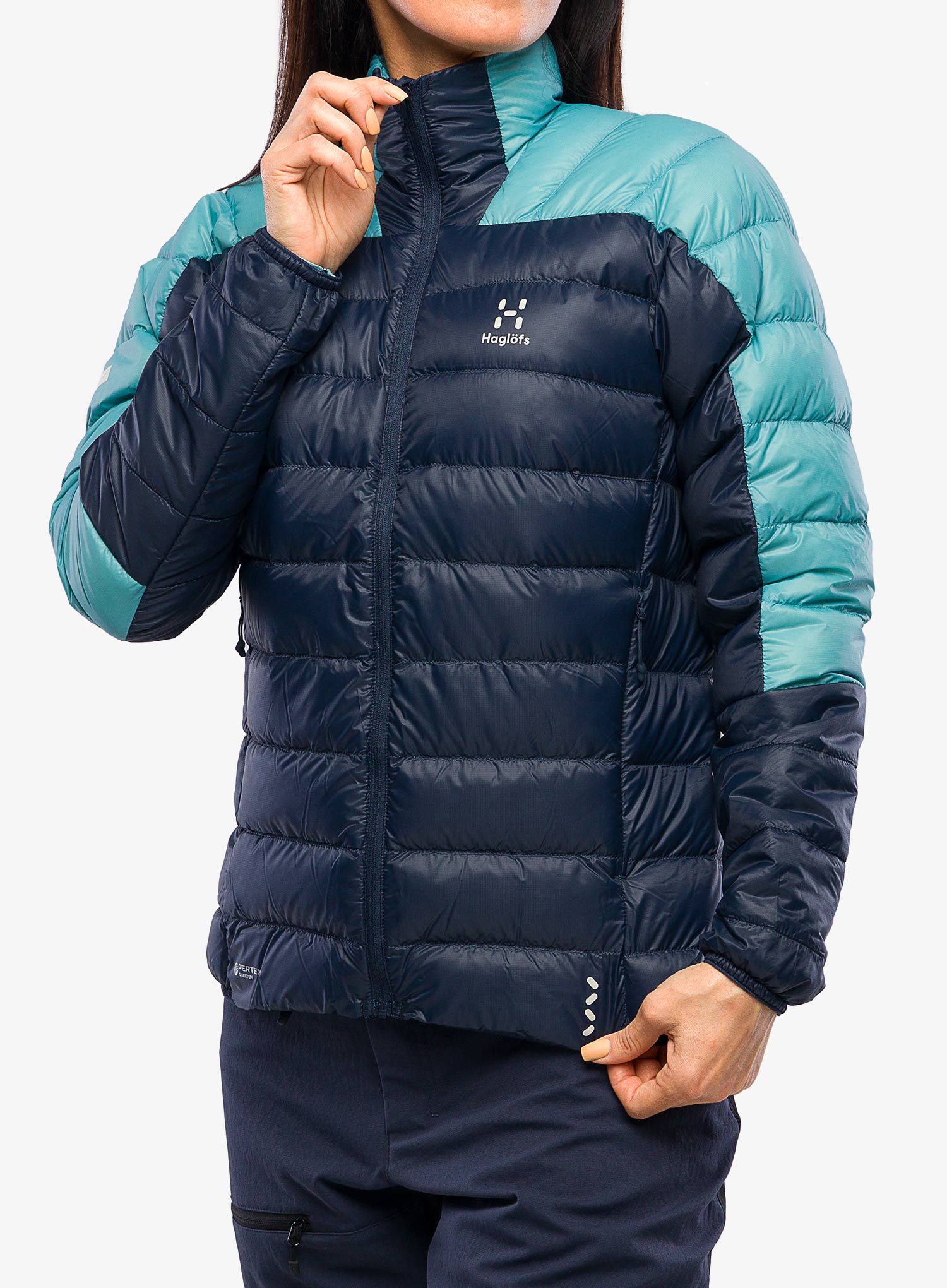 Пуховик жіноча Haglofs L.I.M Down Jacket - tarn blue/frost blue
