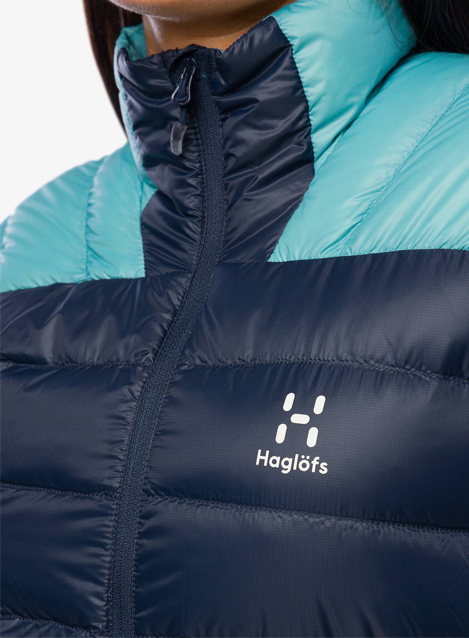 Пуховик жіноча Haglofs L.I.M Down Jacket - tarn blue/frost blue