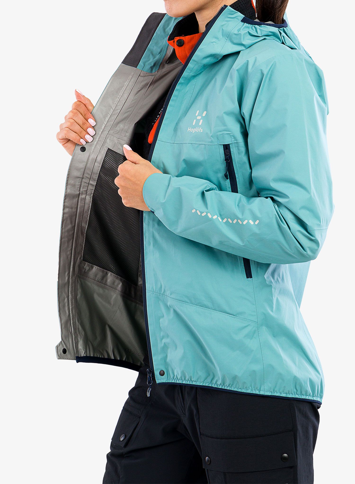 Куртка жіноча GORE-TEX Haglofs L.I.M. GTX Jacket - frost blue