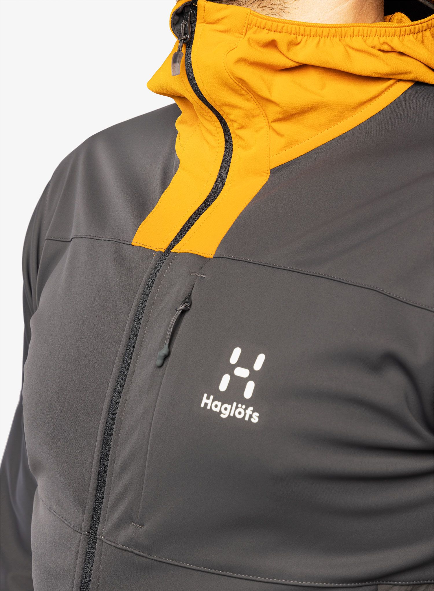 Куртка softshell Haglofs L.I.M Hybrid Softshell Jacket - magnetite/desert yellow