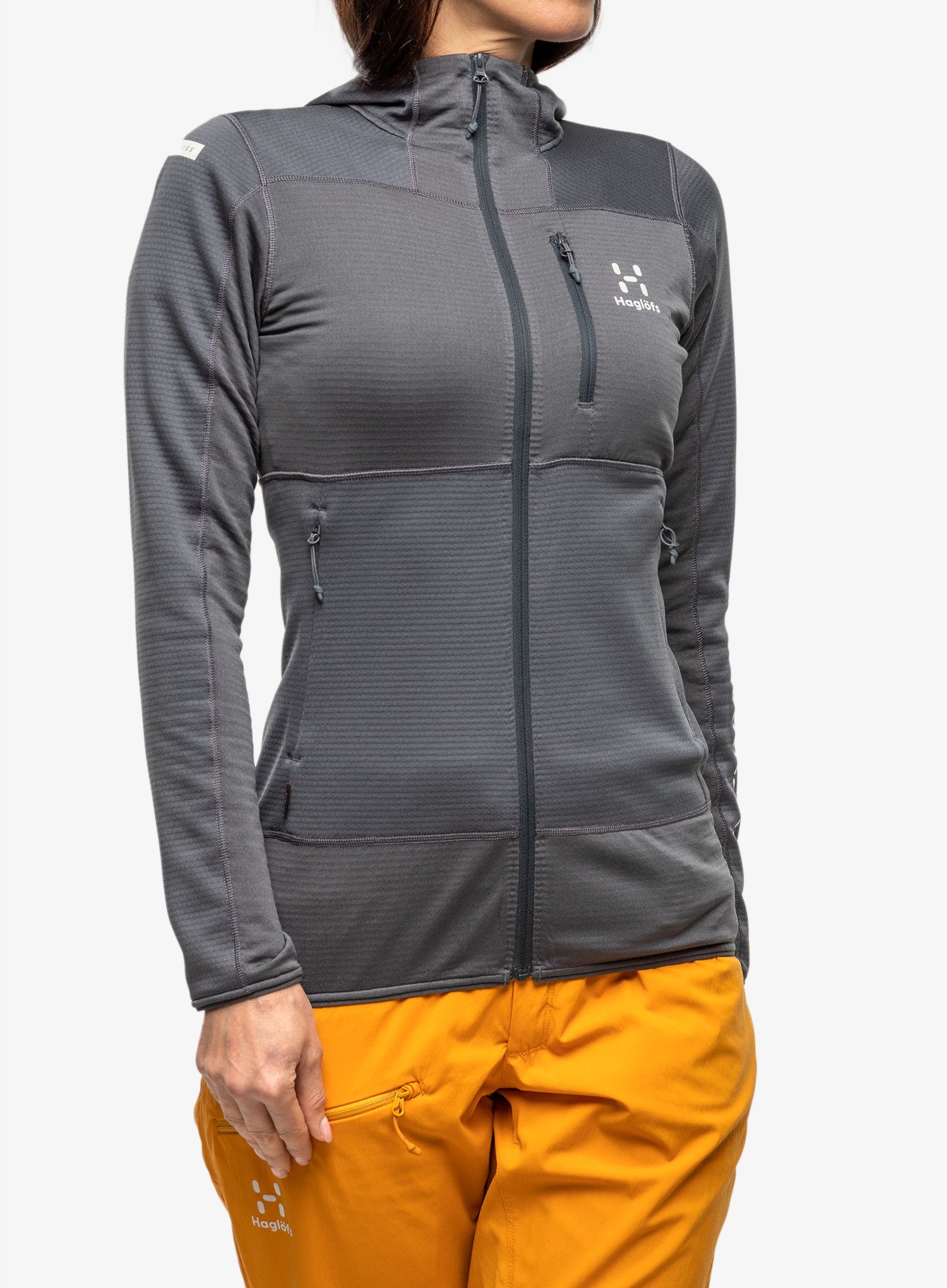 Кофта з каптуром жіноча Haglofs L.I.M Mid Fast Hood - magnetite
