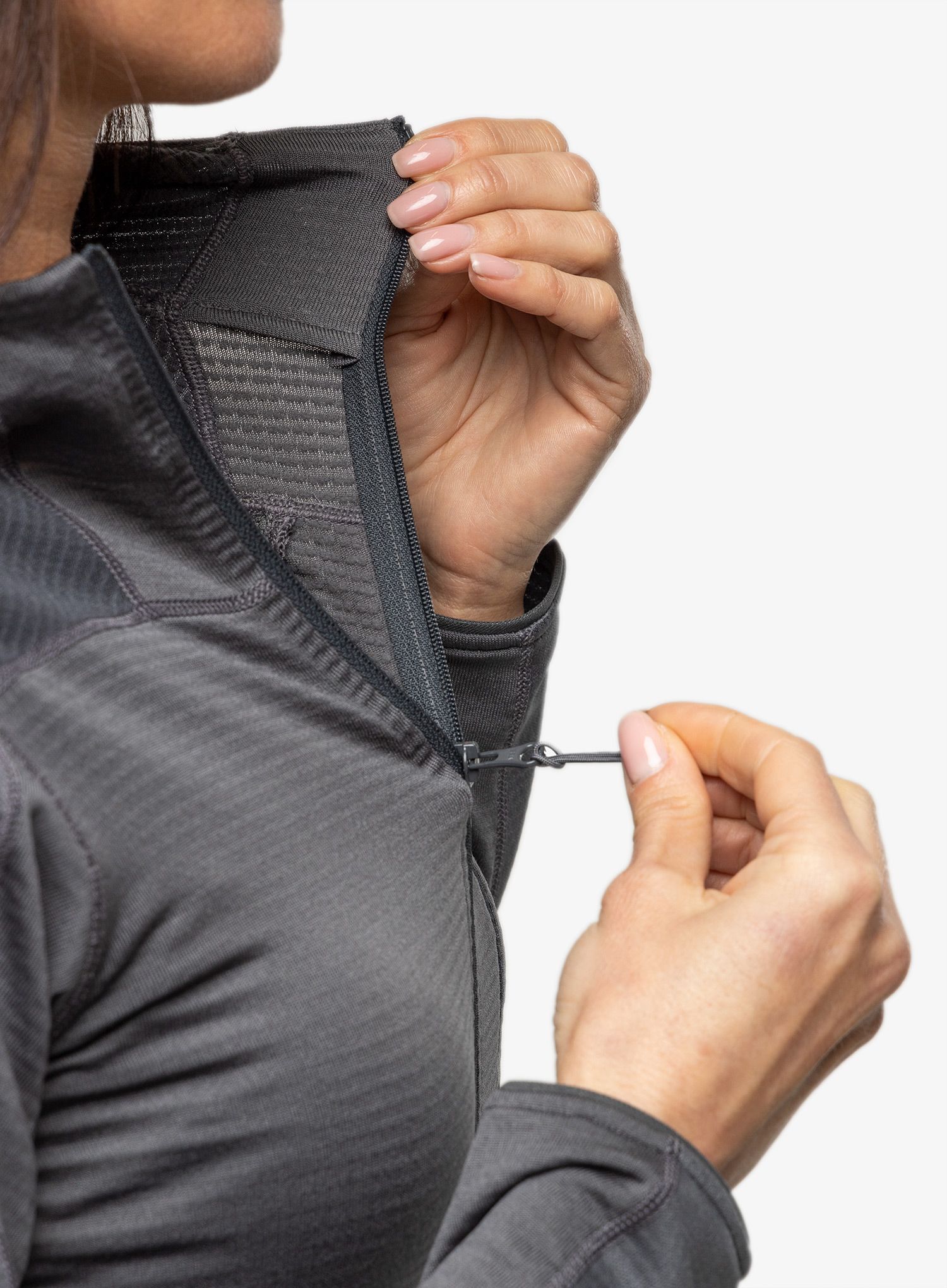 Кофта з каптуром жіноча Haglofs L.I.M Mid Fast Hood - magnetite