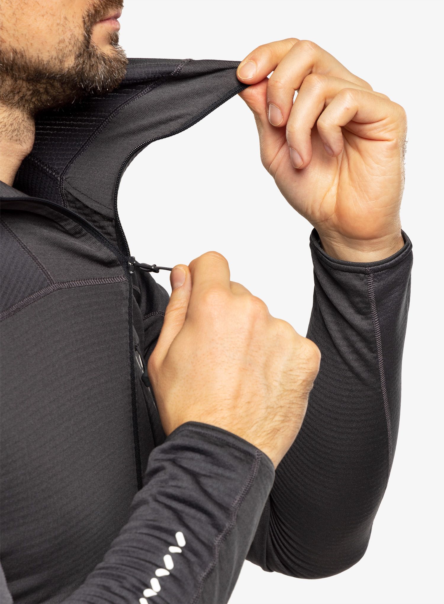Кофта з каптуром Haglofs L.I.M Mid Fast Hood - magnetite
