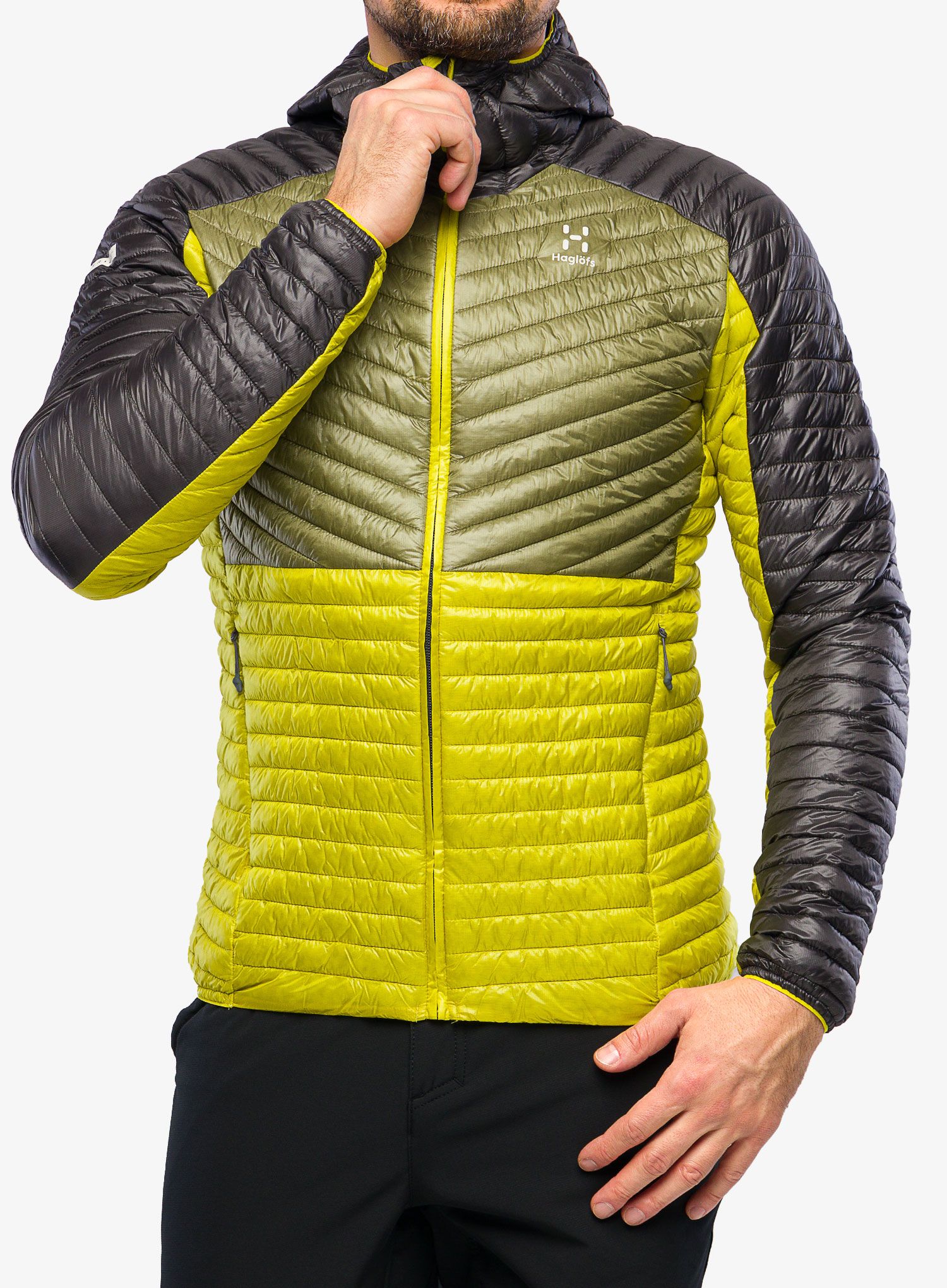 Куртка Haglofs L.I.M. Mimic Hood - aurora/olive green
