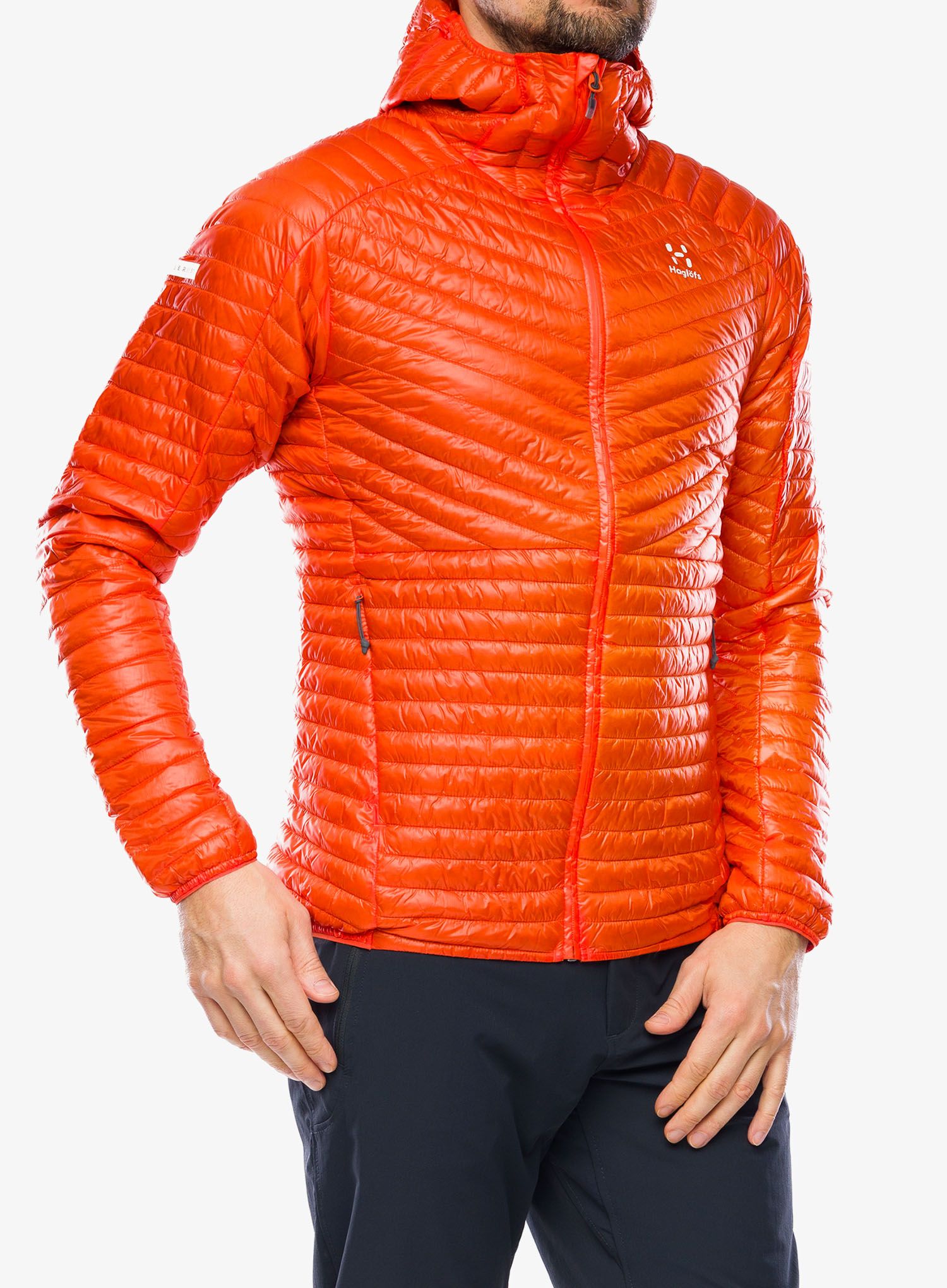 Куртка утеплена Haglofs L.I.M. Mimic Hood - flame orange