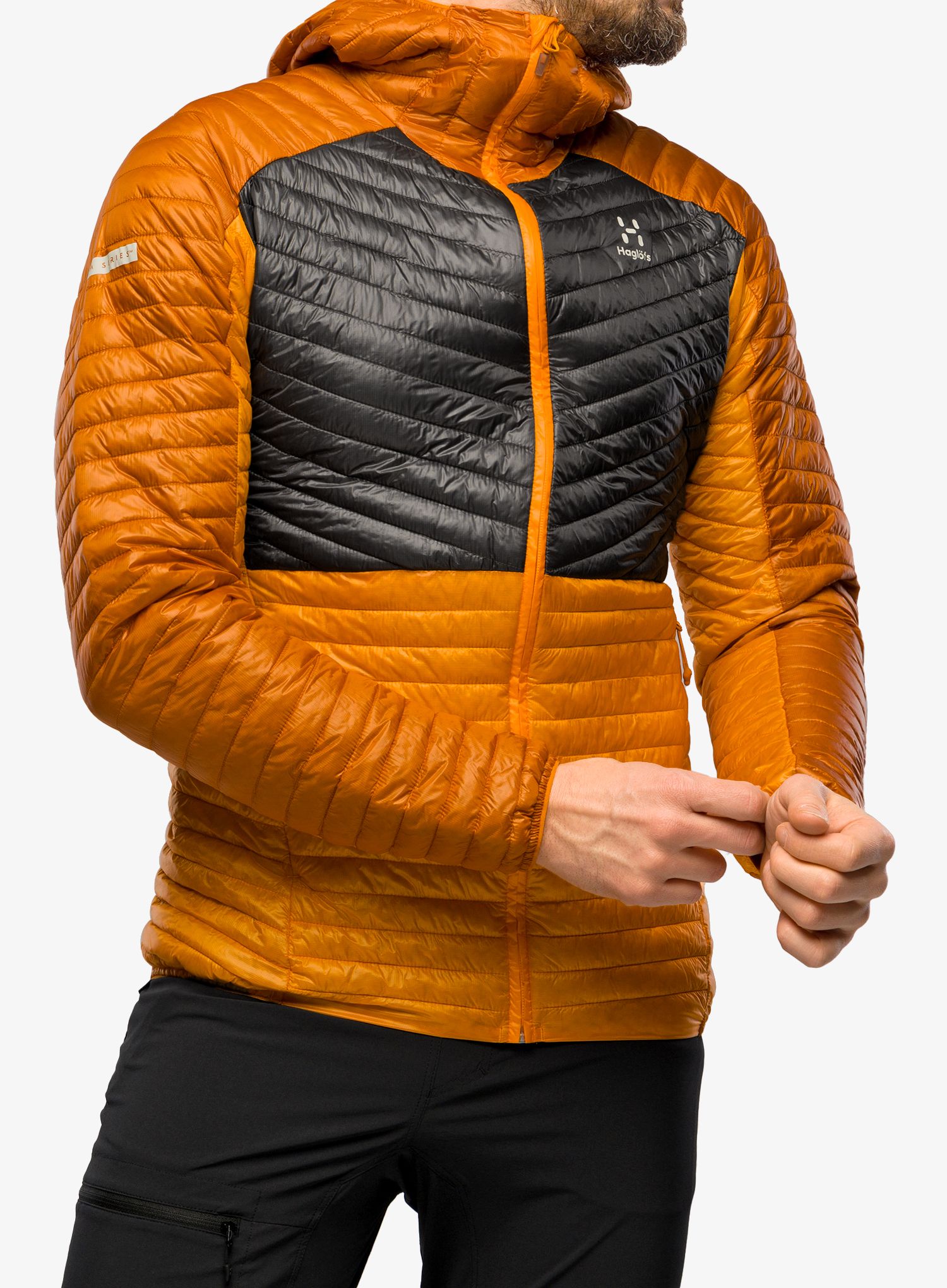 Куртка Haglofs L.I.M Mimic Hood - sunny yellow/magnetite