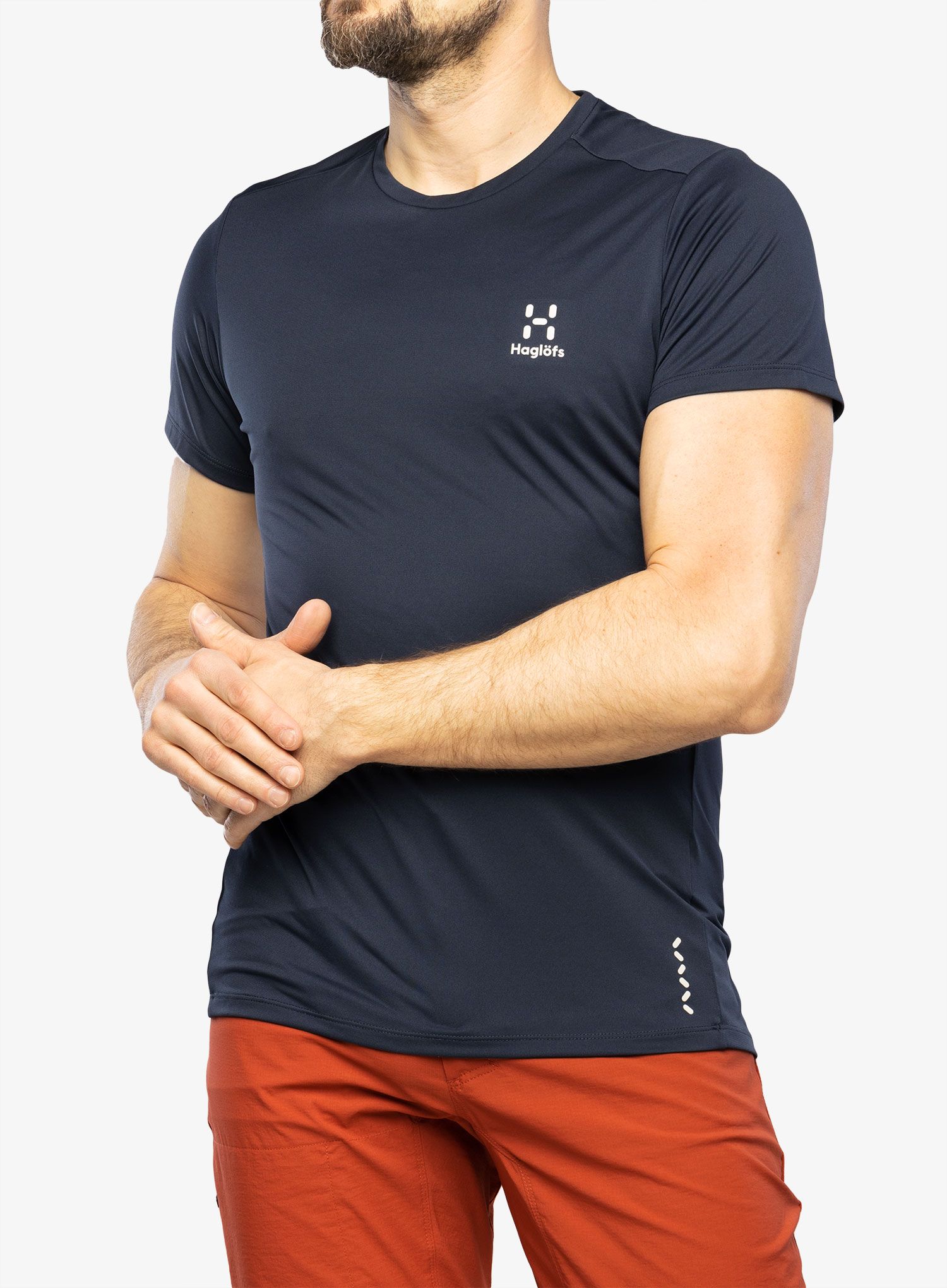 Швидковисихаюча футболка Haglofs L.I.M Tech Tee - tarn blue