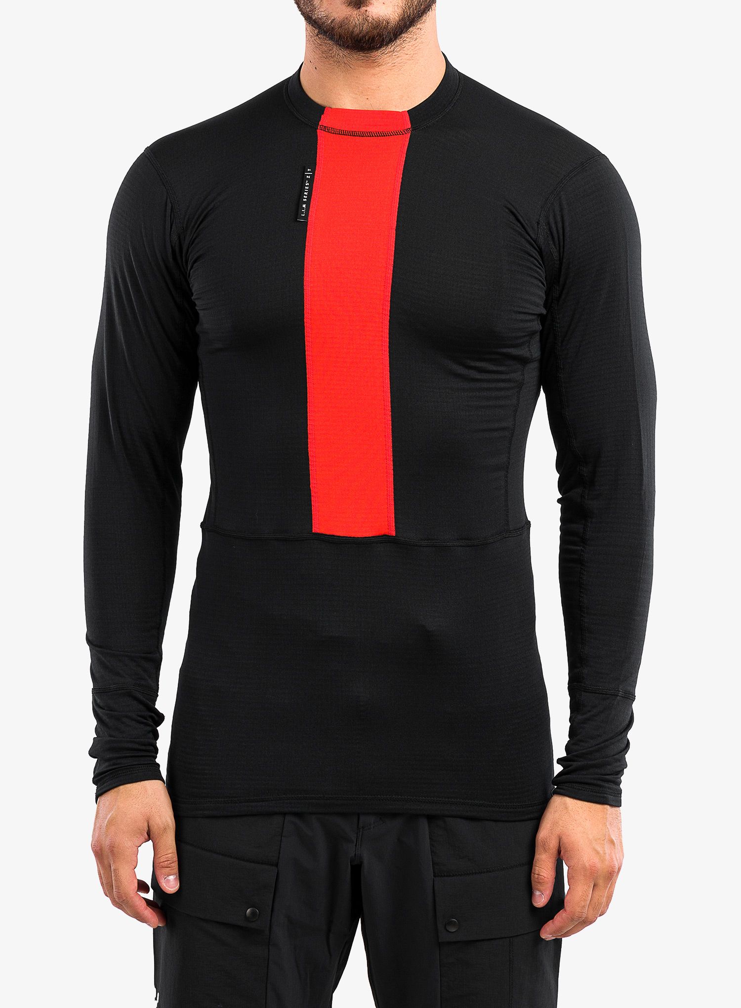 Термокофта Haglofs L.I.M ZT Base - true black/zenith red